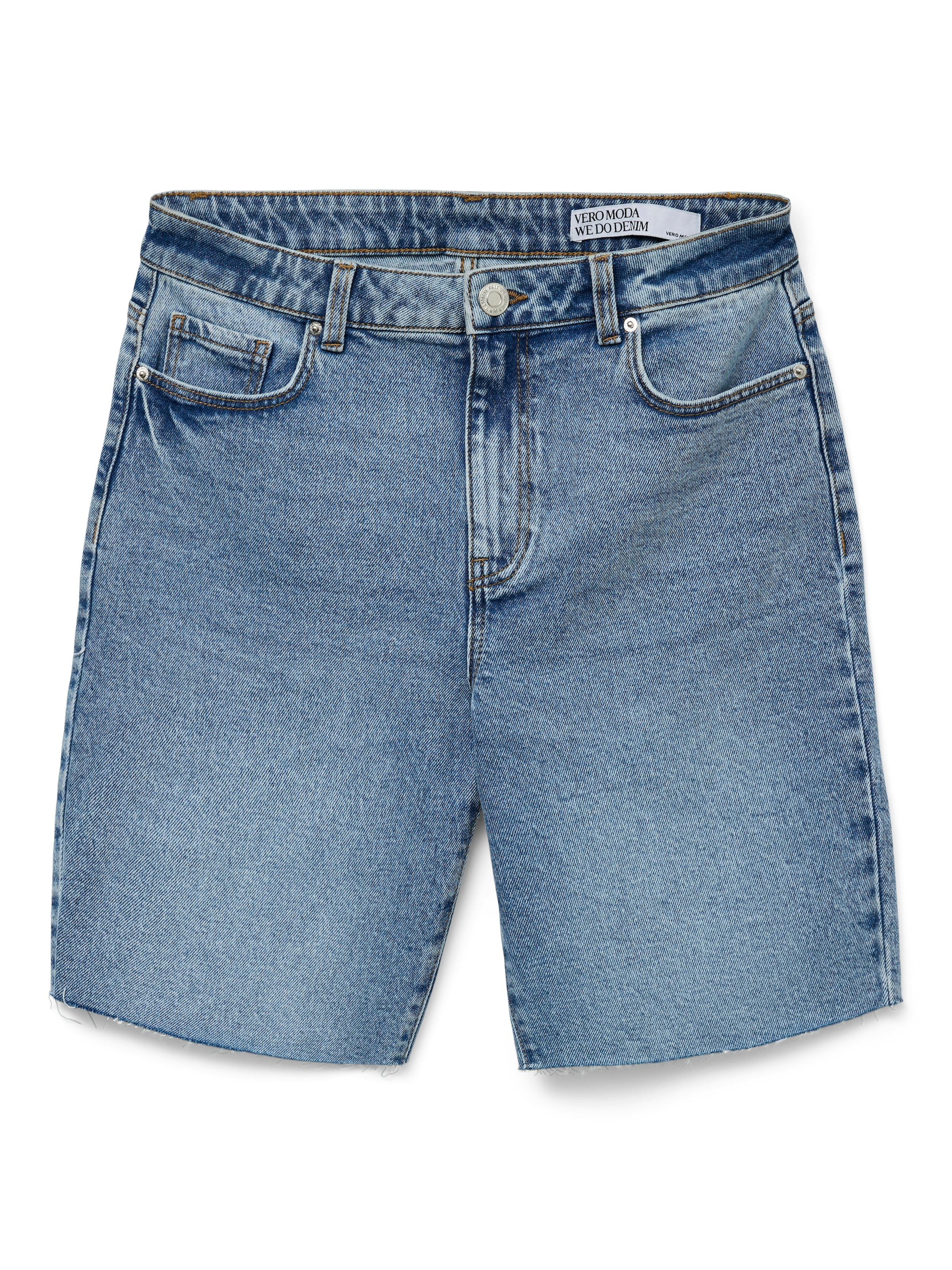 Vero Moda Jeansshorts »VMCLEO HR LONG DNM SHORTS MIX NOOS«