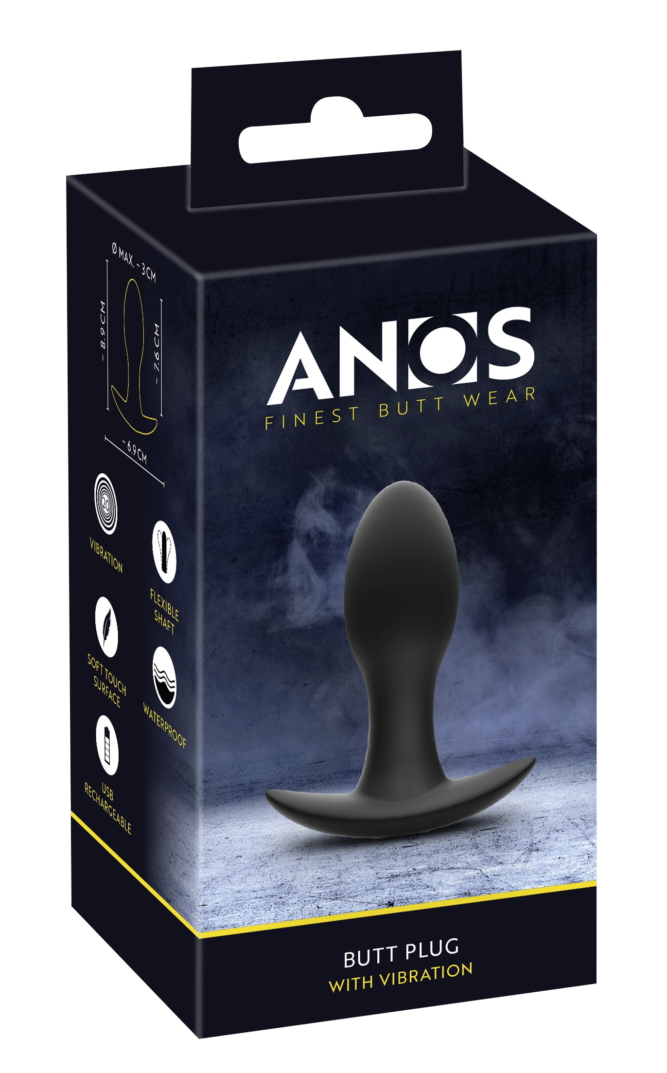 ANOS Anal-Stimulator »vibrierender Analplug Butt Plug with Vibration« ()