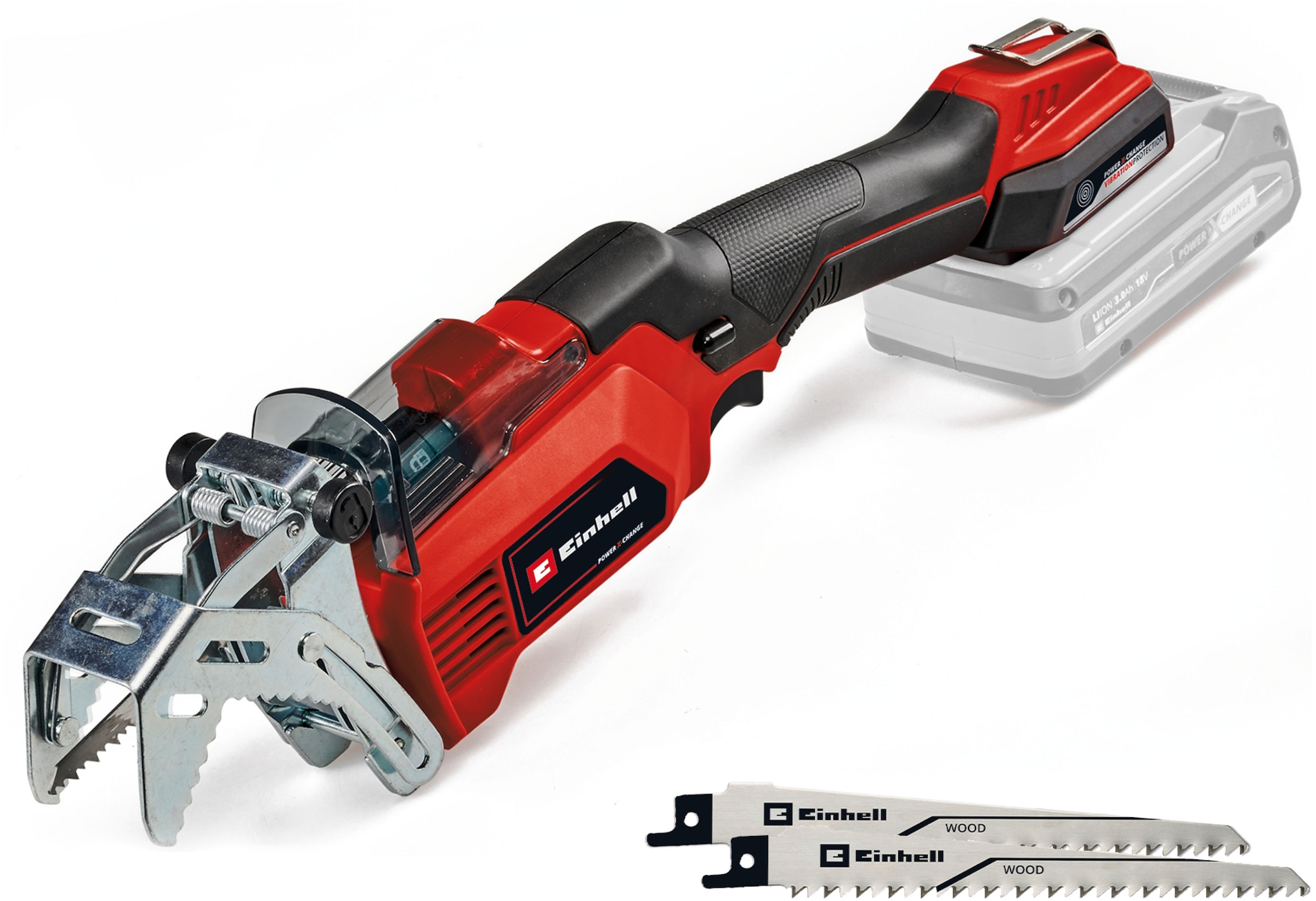 Einhell Baum- und Strauchschneider "GE-GS 18/150 Li-Solo", 10 cm Schnittlänge, Akku-Astsäge, ohne Akku und Ladegerät