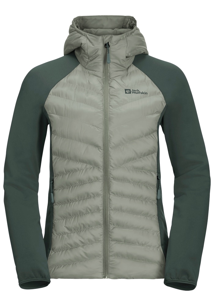 Jack Wolfskin Hybridjacke »ROUTEBURN PRO HYBRID W«, mit Kapuze