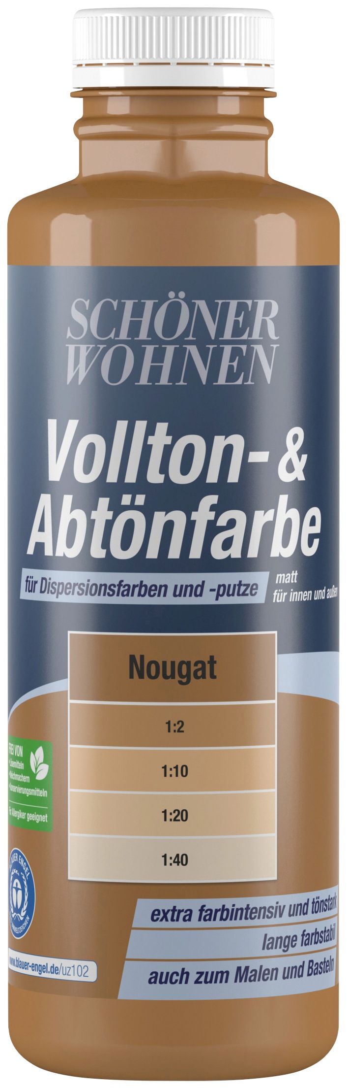 SCHÖNER WOHNEN FARBE Vollton- und Abtönfarbe »Vollton- & Abtönfarbe«, zum Abtönen von...