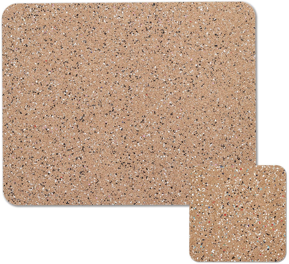 Organizer ZELLER PRESENT, beige (natur), B:50cm H:0,5cm T:40cm, Kork, Aufbewahrungsboxen, wendbar - Einheitsgröße
