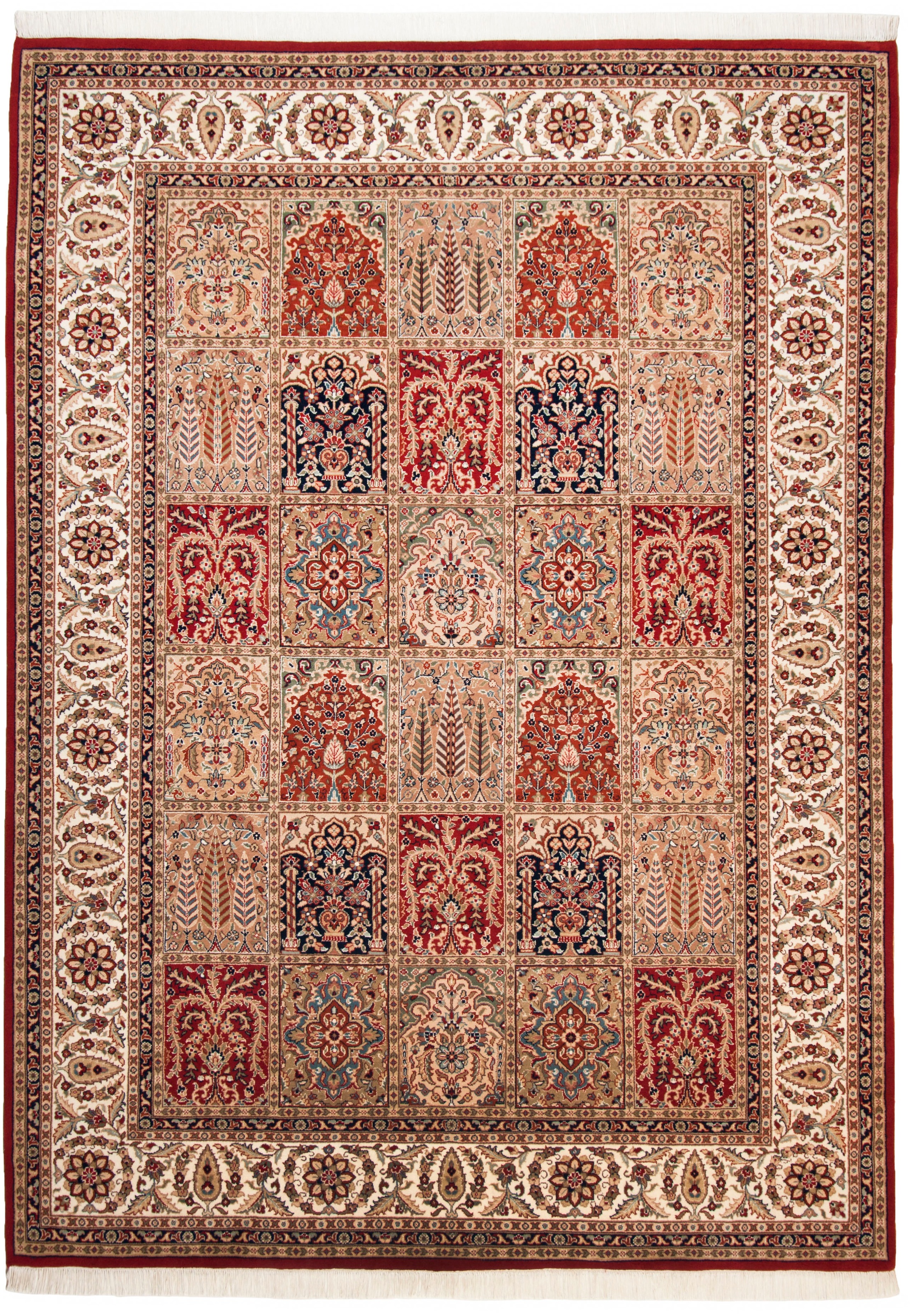 THEKO Orientteppich "Baktyari N" rechteckig 12 mm Höhe handgeknüpft, Materi günstig online kaufen