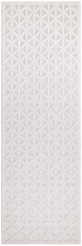 Carpet City Teppich »In-& Outdoorteppich Santorini 446, 3D-Effekt, Geo-Muster« rechteckig 5 mm Höhe Wetterfest & UV-beständig für Terrasse, Balkon, Küche, Flur