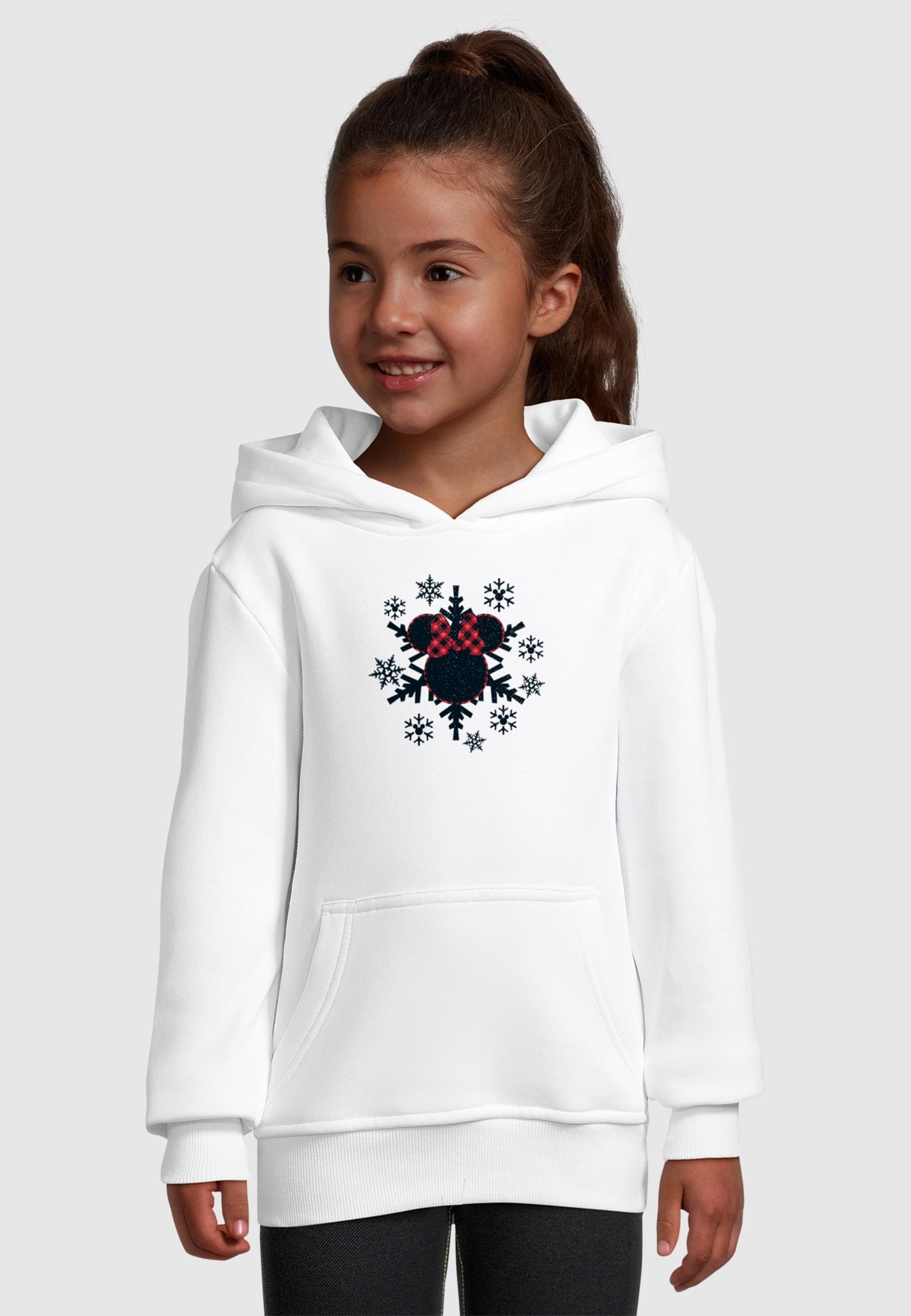 ABSOLUTE CULT Kapuzensweatshirt »ABSOLUTE CULT Kids Minnie Mouse - Gingham Snowflake Hoody«, (1 tlg.)