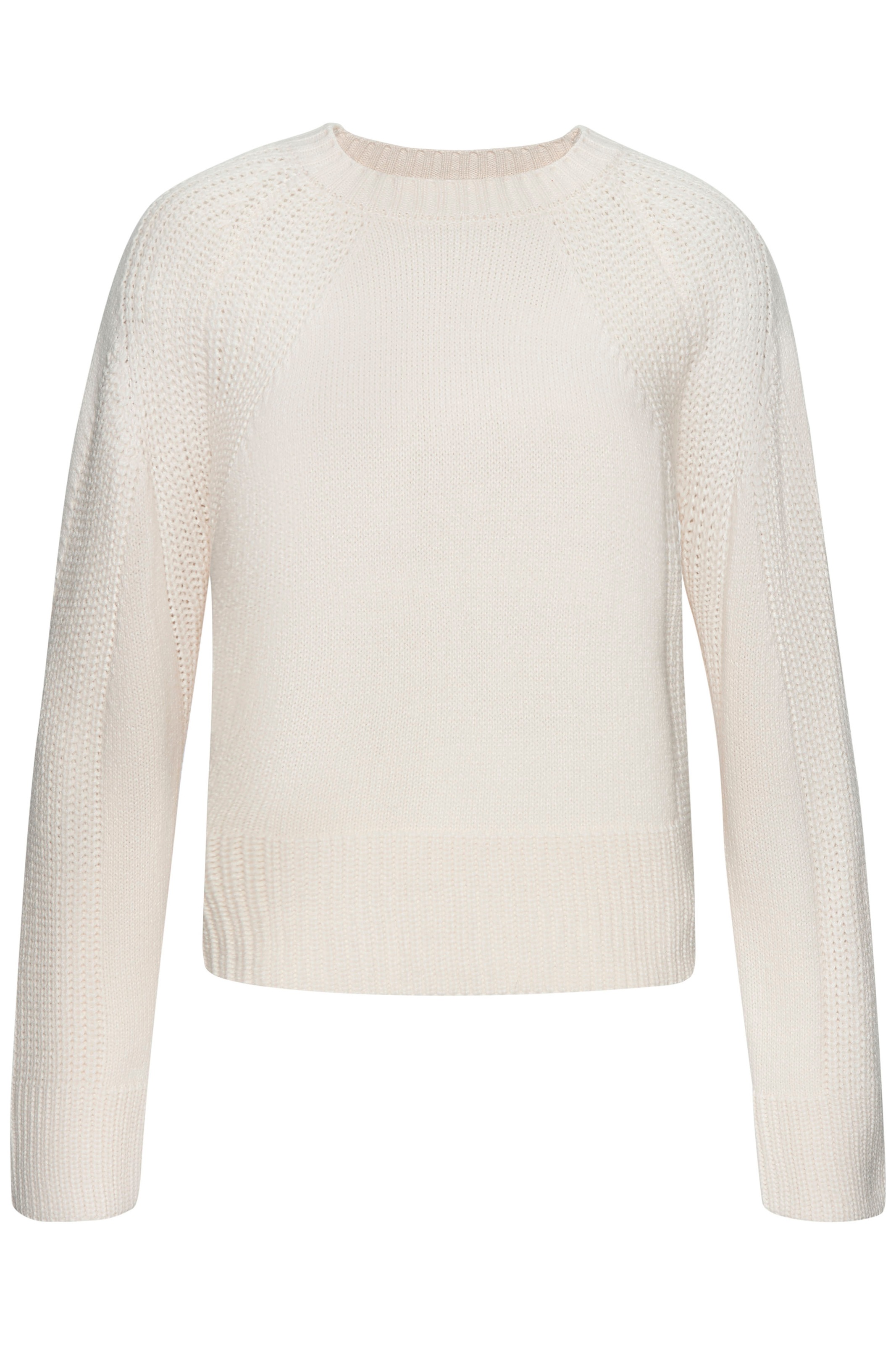 LASCANA Strickpullover, mit Grobstrick-Details, Damen Pullover mit Rundhals