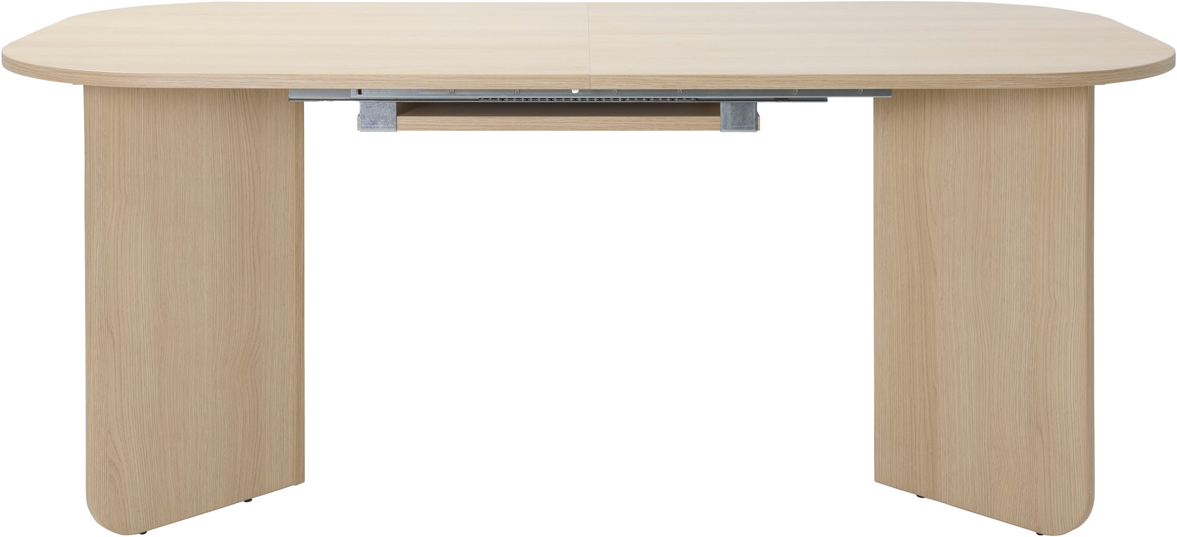 Esstisch TOM TAILOR HOME "ROUNDED TABLE", beige (light oak, light oak, light oak), B:260cm H:76cm T:90cm, Tische, Esstisch, Tischplatte und -beine mit gerundeten Ecken. 2
