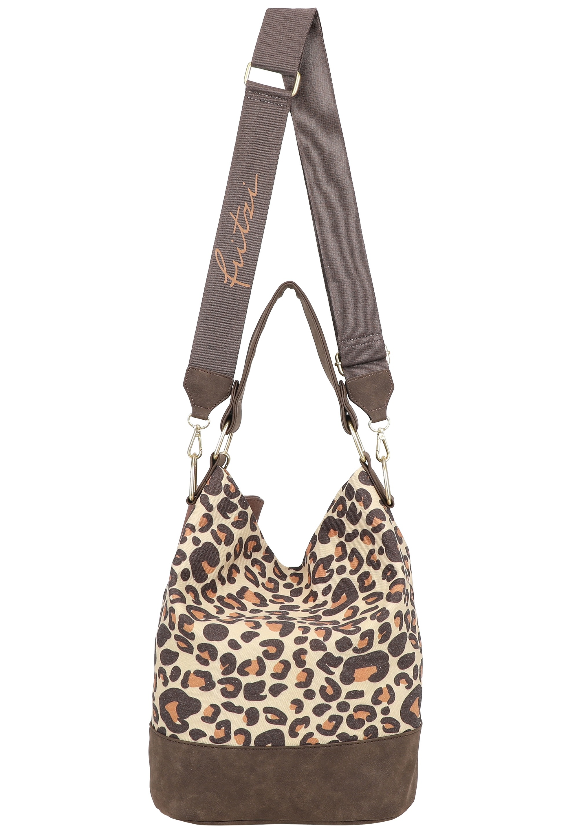 Fritzi aus Preußen Henkeltasche »Izzy07 Leo Camel« aus robustem Canvas