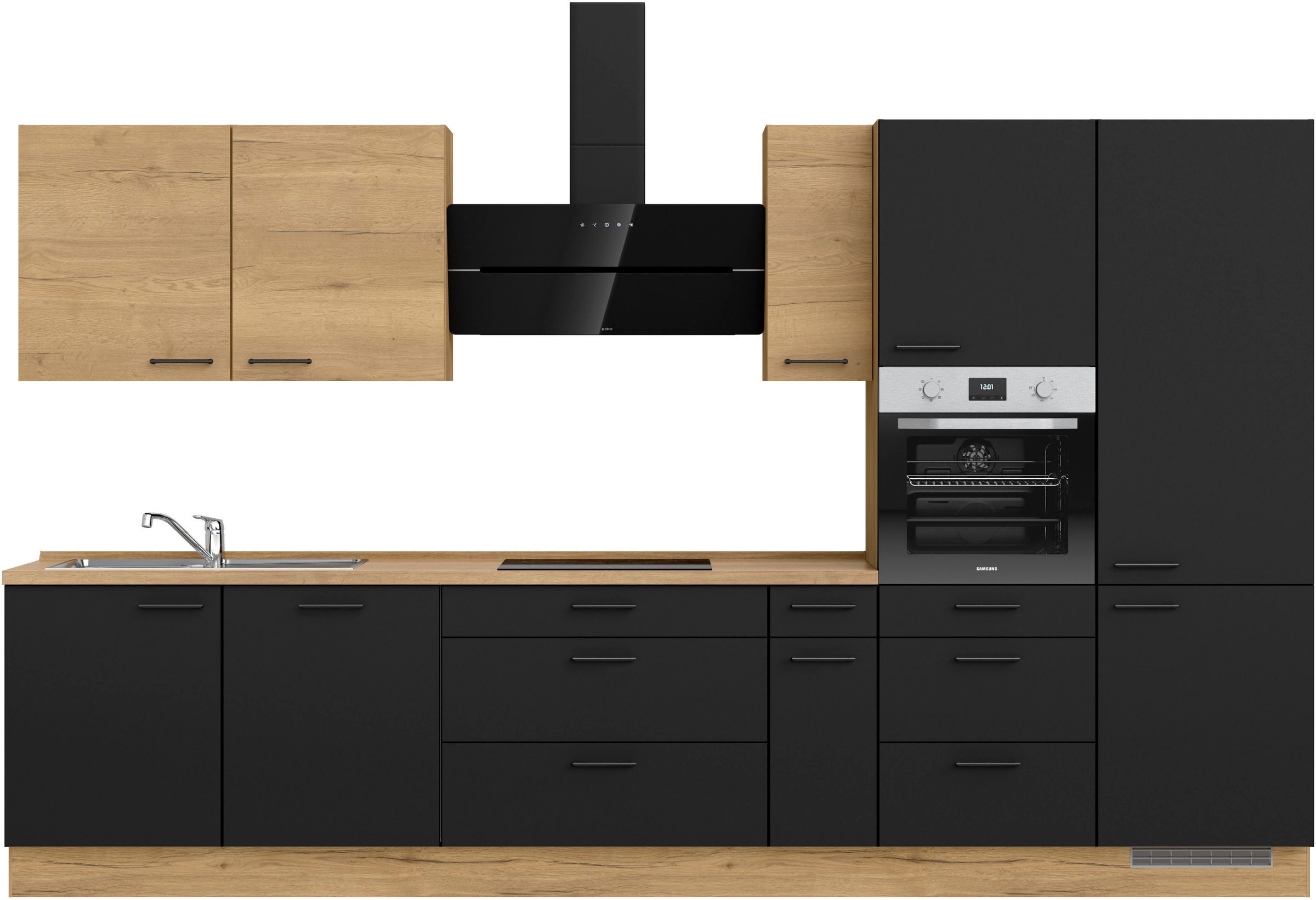 nobilia ""MIAMI", NEU: individuell anpassbar mit gratis Profi-Beratung" vormontiert, Breite 360 cm, Ausrichtung wählbar, wahlw. mit E-Geräten