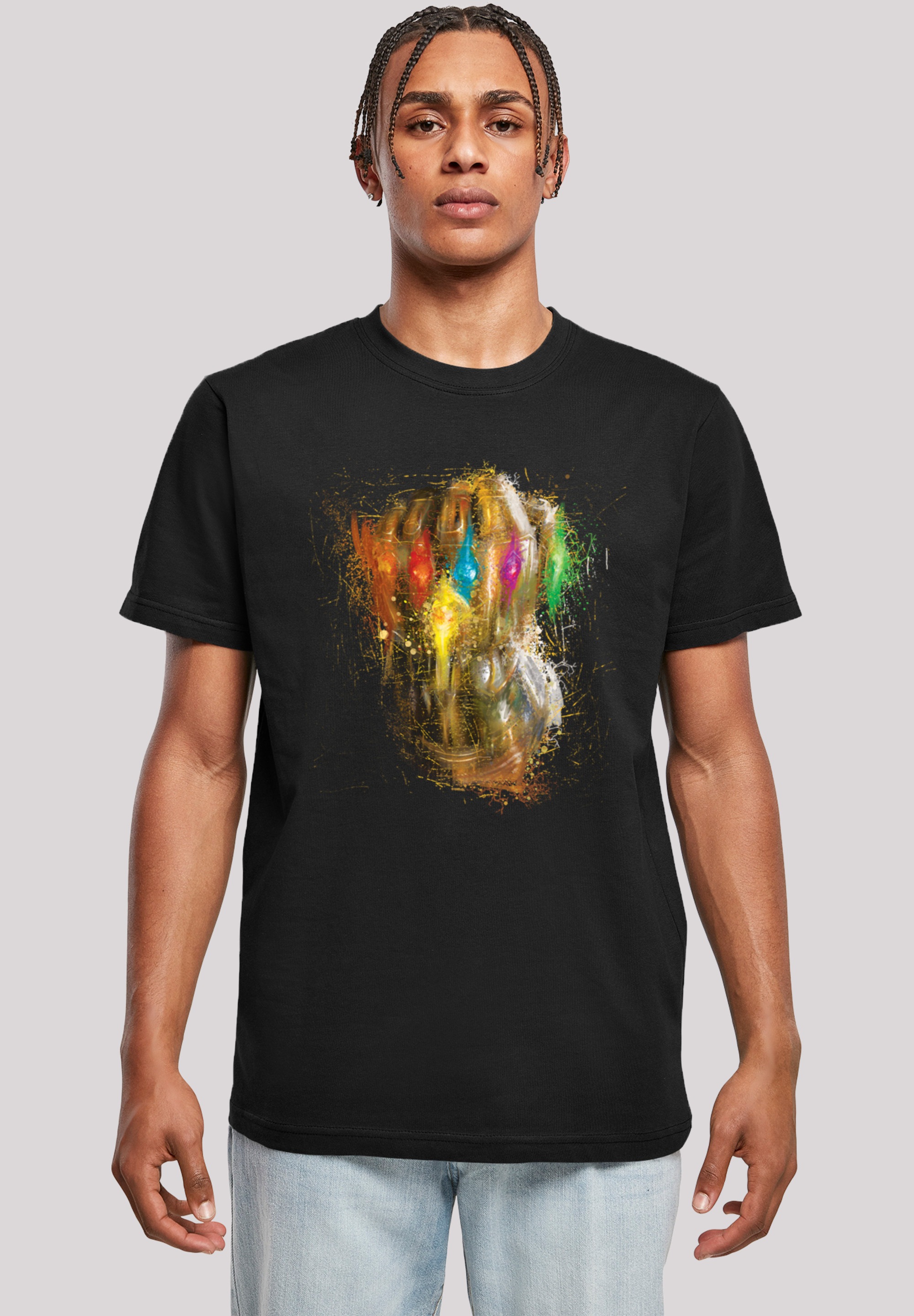 F4NT4STIC T-Shirt "Marvel Avengers Endgame Infinity Gauntlet Splatter", Her günstig online kaufen