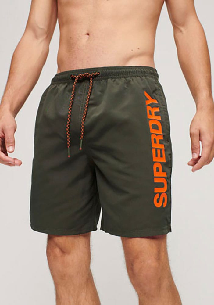 Superdry Badeshorts »SD-SPORT GRAPHIC 17" SWIM SHORT«