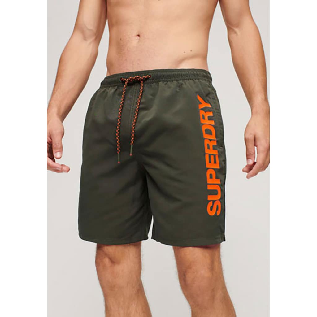 Superdry Badeshorts »SD-SPORT GRAPHIC 17" SWIM SHORT«