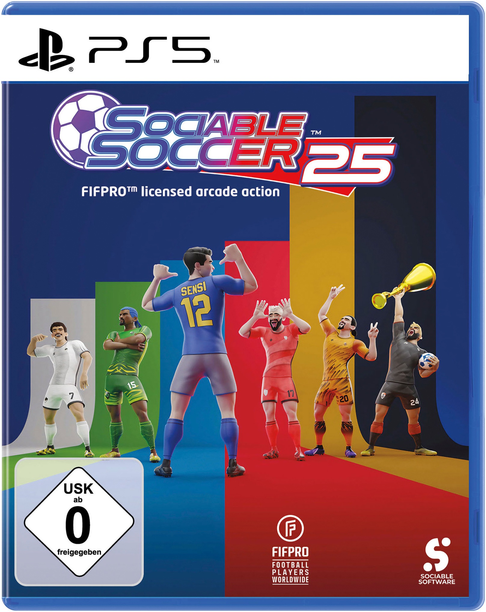 NBG Spielesoftware "Sociable Soccer 25 - [Playstation 5]", PlayStation 5ohne farbbezeichnung, Spielesoftware