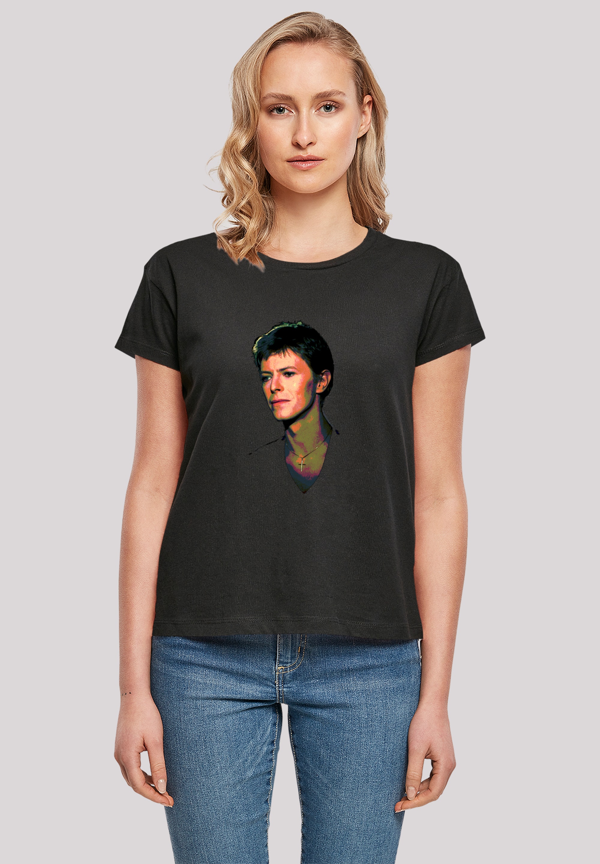 F4NT4STIC T-Shirt "TV Times Pop Star David Bowie 1977", Premium Qualität günstig online kaufen