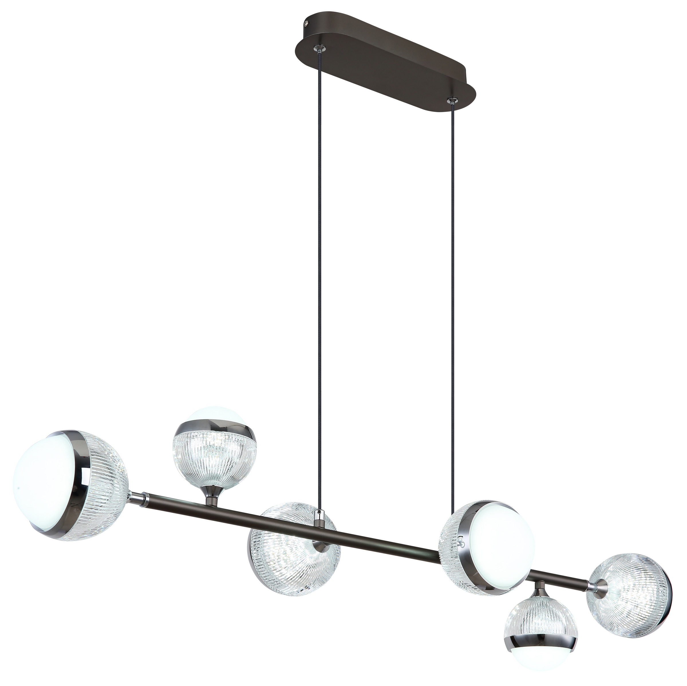 GLOBO LIGHTING LED Pendelleuchte »UNTSY«, Leuchtmittel LED-Modul | LED fest integriert, Hängelampe/Hängeleuchte/Wohnzimmer/Esstisch/elegant