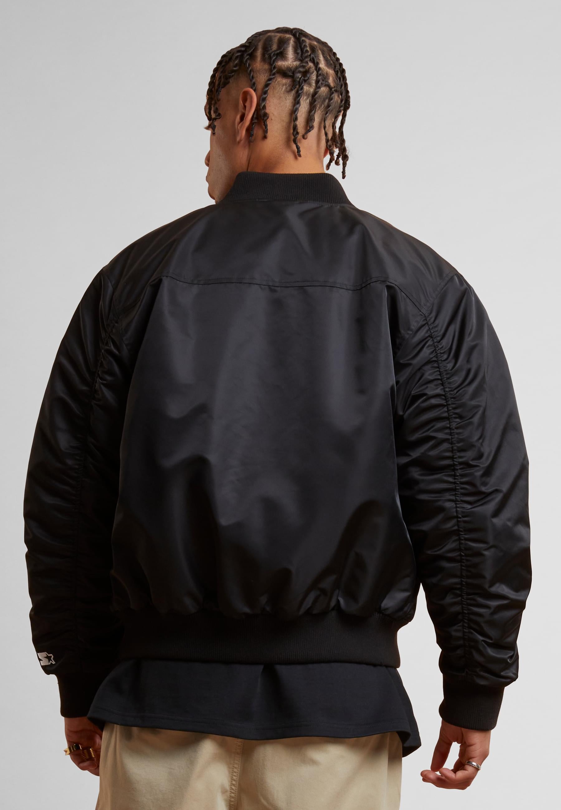 Starter Black Label Bomberjacke »Starter Black Label Starter Patch Bomberjacket« 1 Stk. tlg. ohne Kapuze