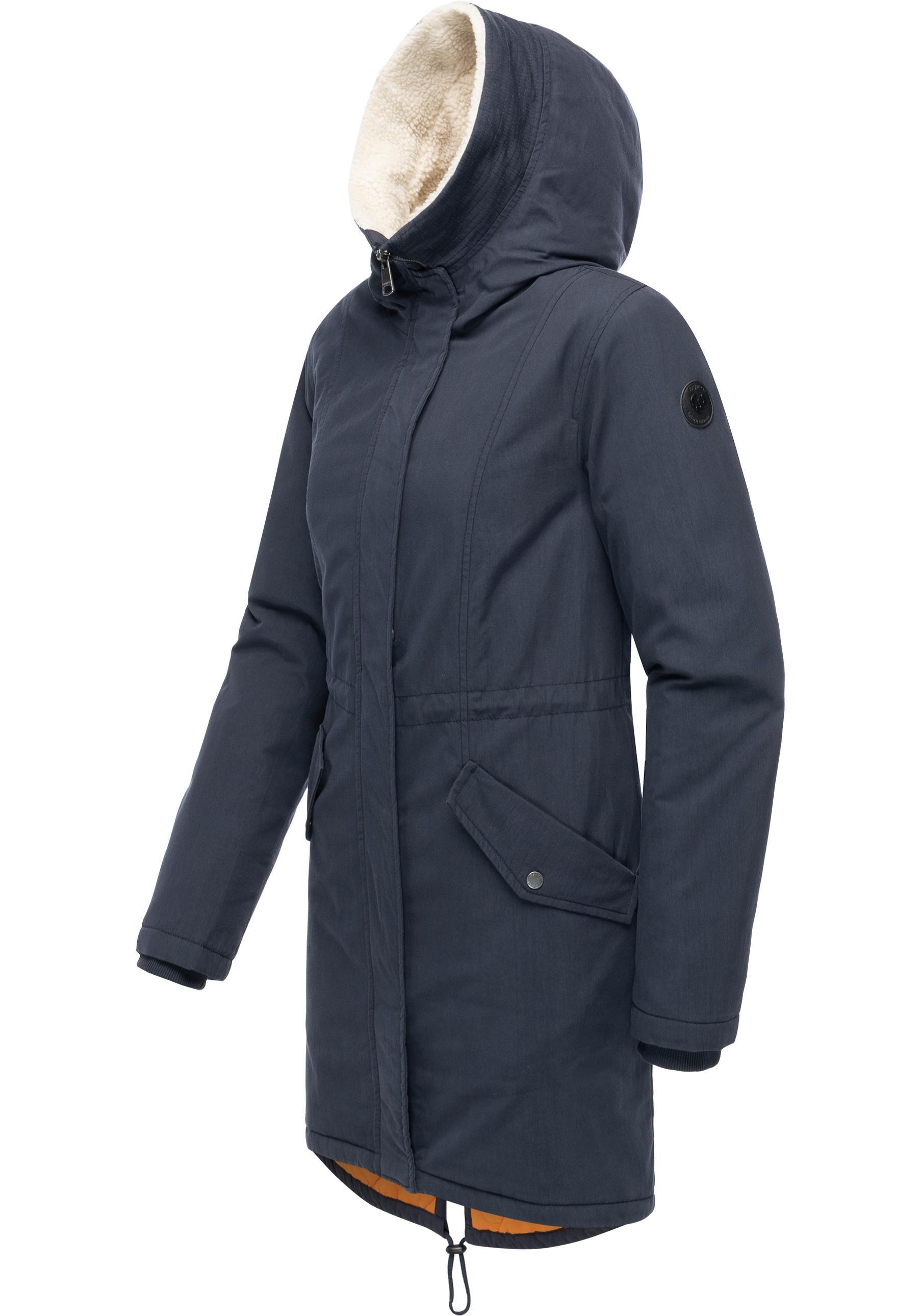 Ragwear Kurzmantel »Coogle YOUMODO« Kurzer Damen Wintermantel mit Rucksack-Trägern