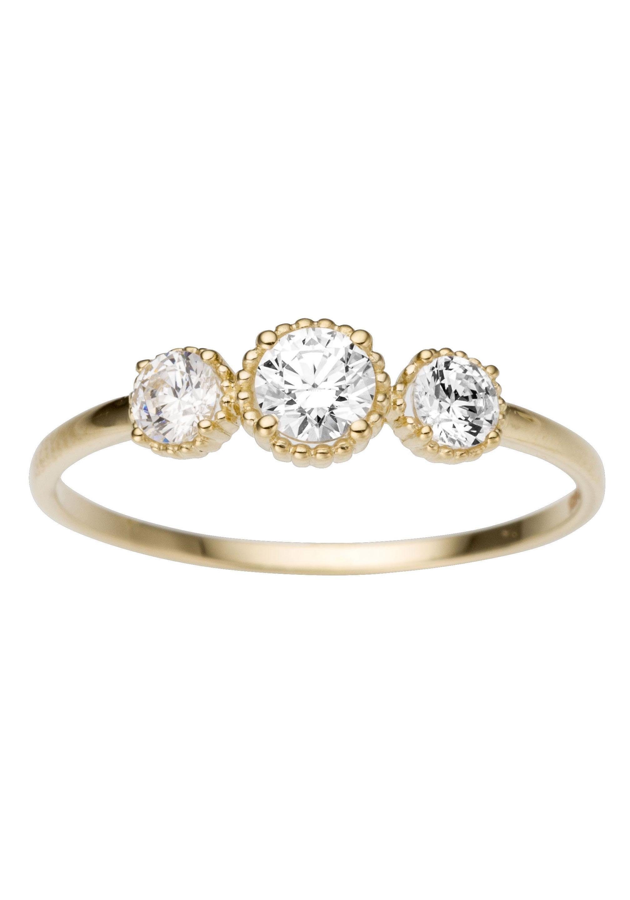 Firetti Goldring »Schmuck Geschenk Gold 333 Da...
