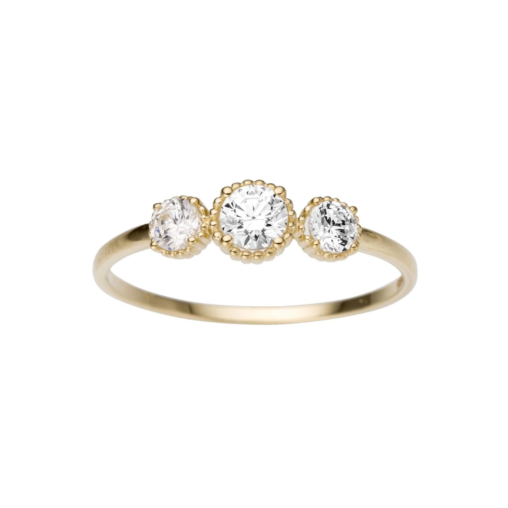 Firetti Goldring »Schmuck Geschenk Gold 333 Damenring Goldring«