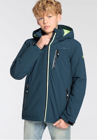 Outdoorjacke, mit Kapuze