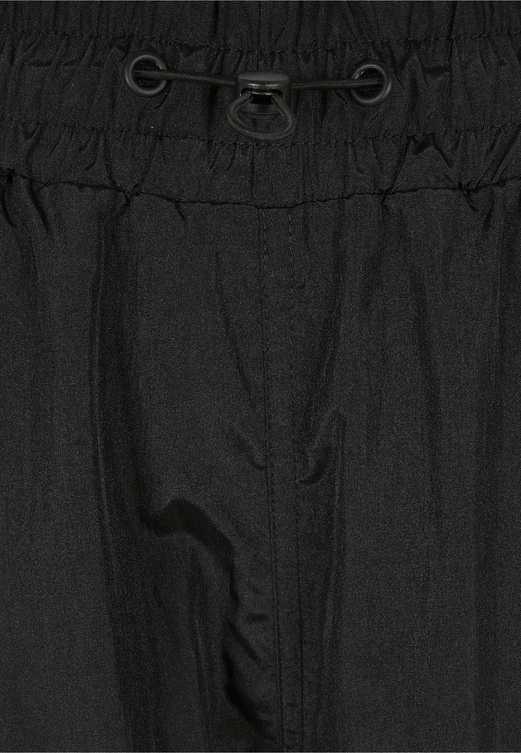 URBAN CLASSICS Stoffhose »Urban Classics Damen Ladies Shiny Crinkle Nylon Zip Pants«