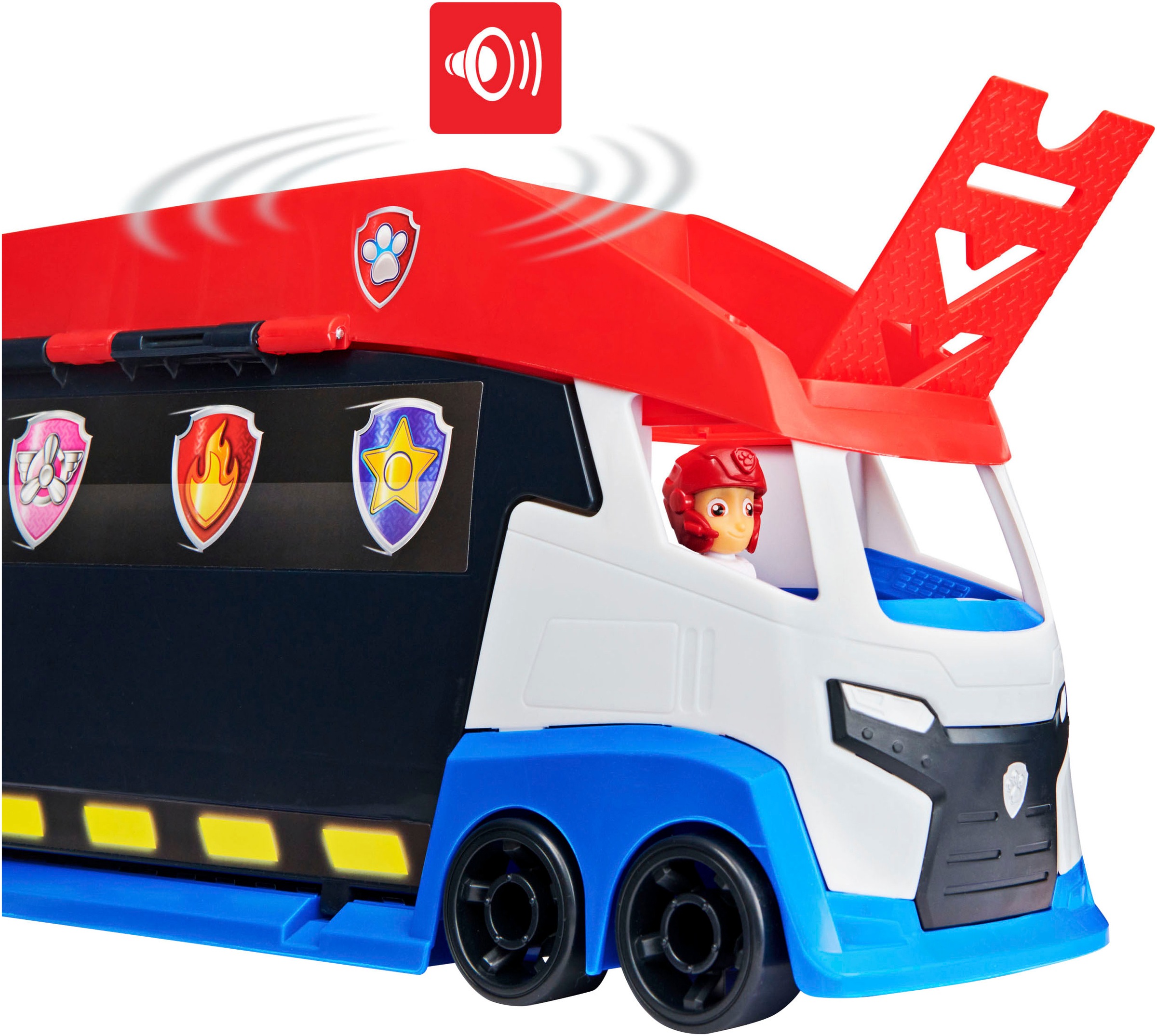 Spin Master Spielzeug-Auto »Paw Patrol - Paw Patroller 2.0«, inklusive Ryder-Figur und Basis Fahrzeug