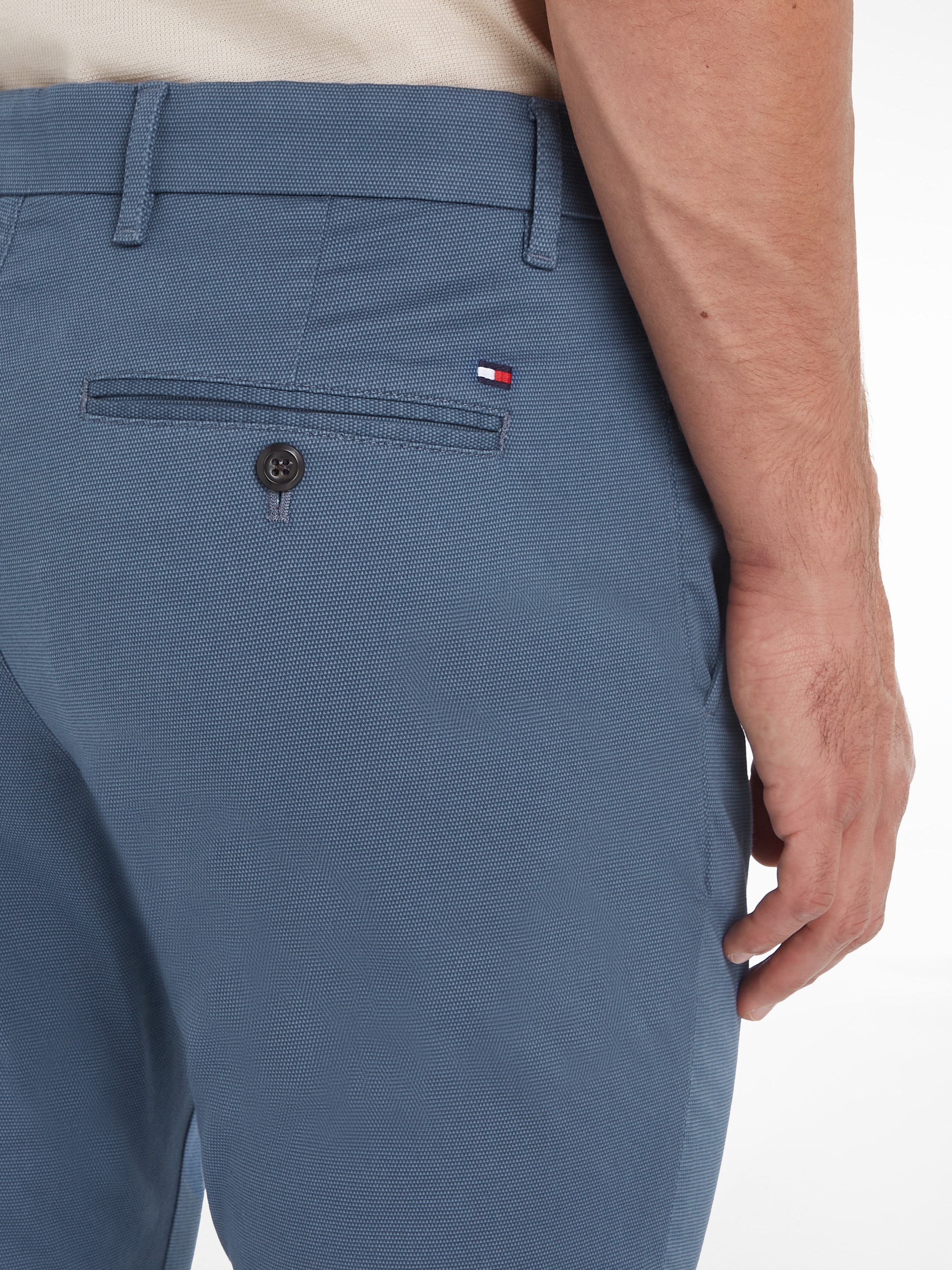 Tommy Hilfiger Chinohose »CHINO BLEECKER PRINTED STRUCTURE«