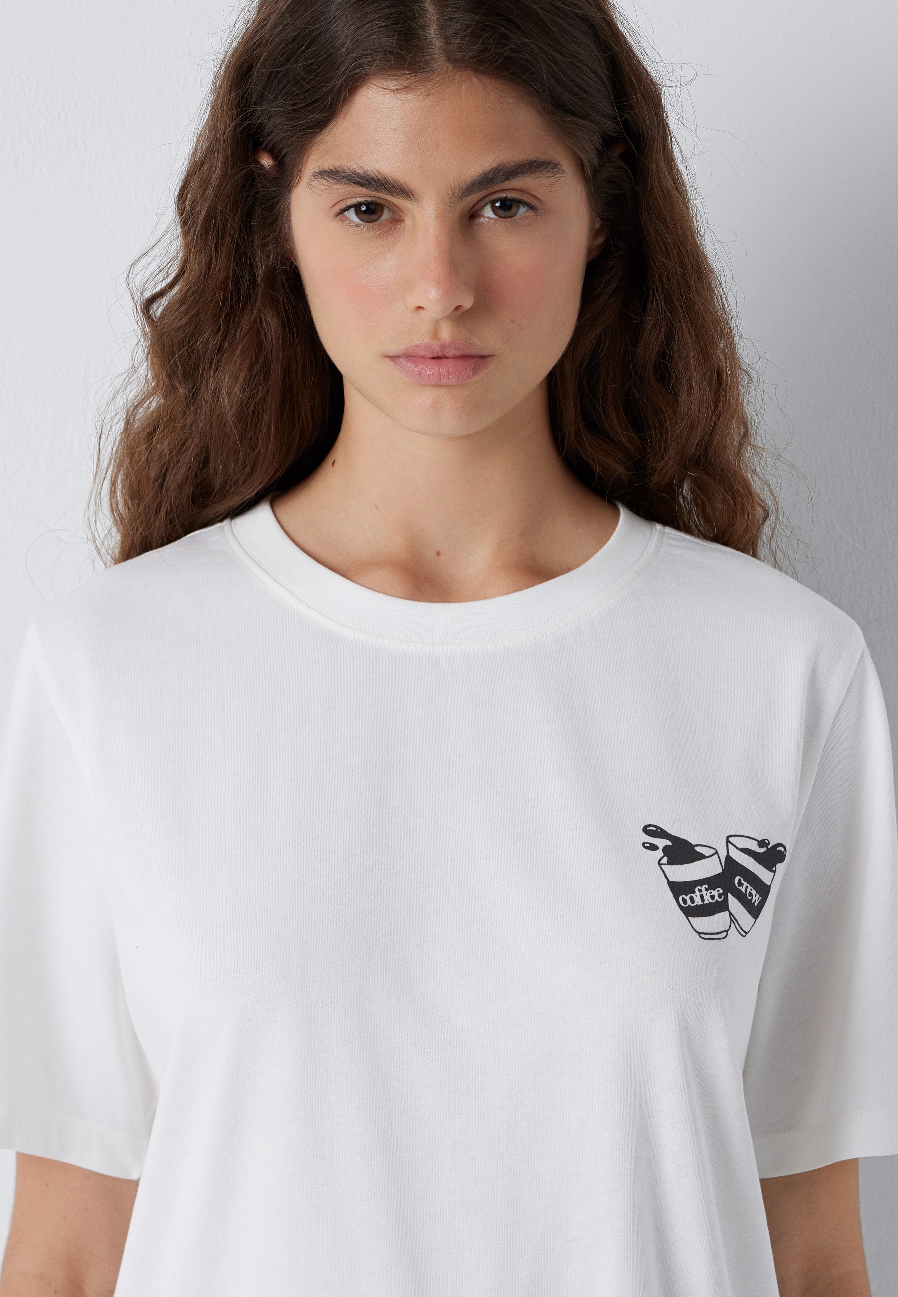 Mavi T-Shirt »SLOGAN PRINTED TSHIRT« T-Shirt mit Backprint