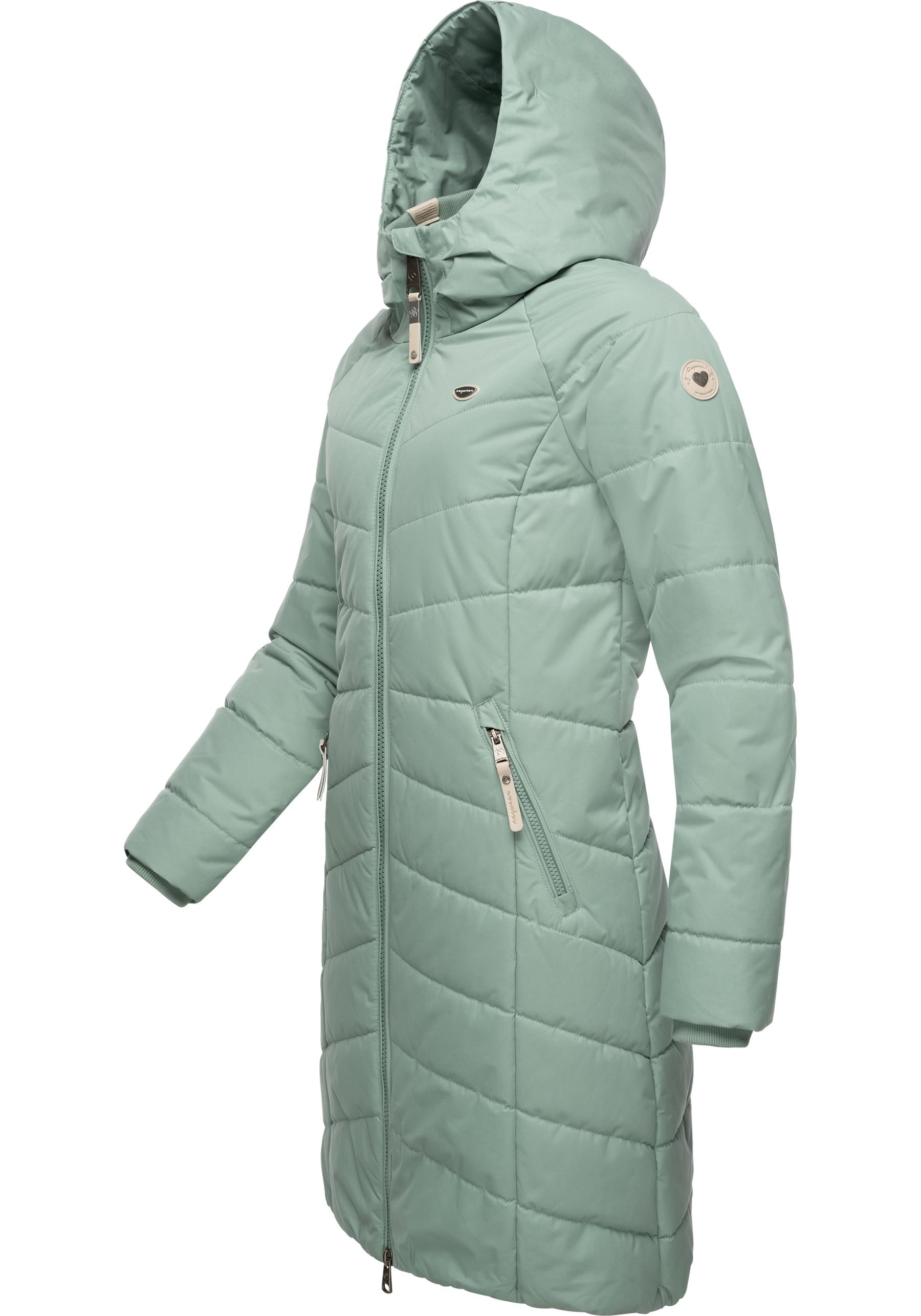 Coat«, | Ragwear mit stylischer, gesteppter kaufen Steppmantel gefütterter Winterparka »Dizzie BAUR Kapuze