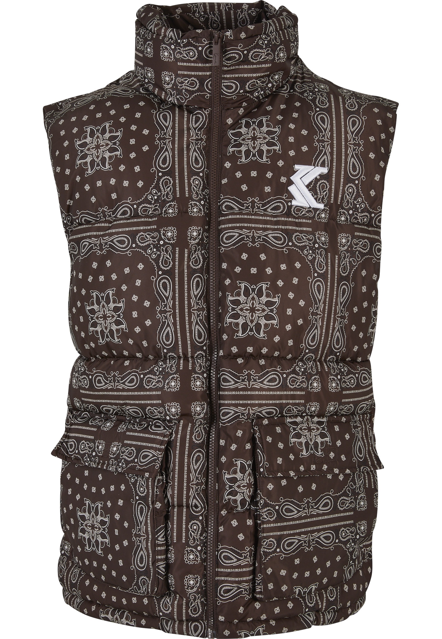 Karl Kani Jerseyweste "Karl Kani Herren KM224-061-1KK OG Paisely Puffer Vest" 1
