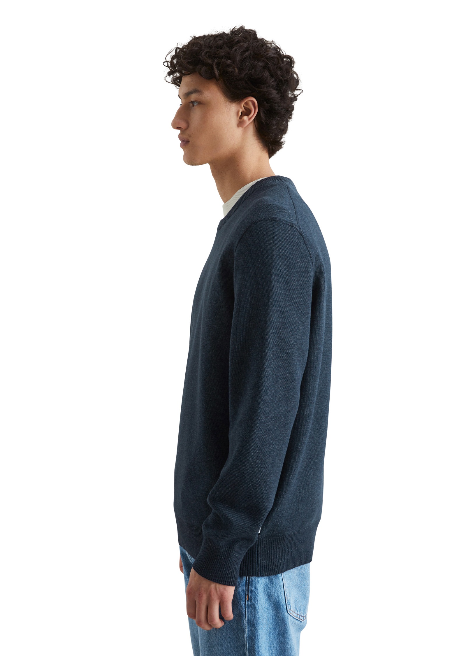Marc O'Polo DENIM Rundhalspullover »in Double-Face-Qualität«
