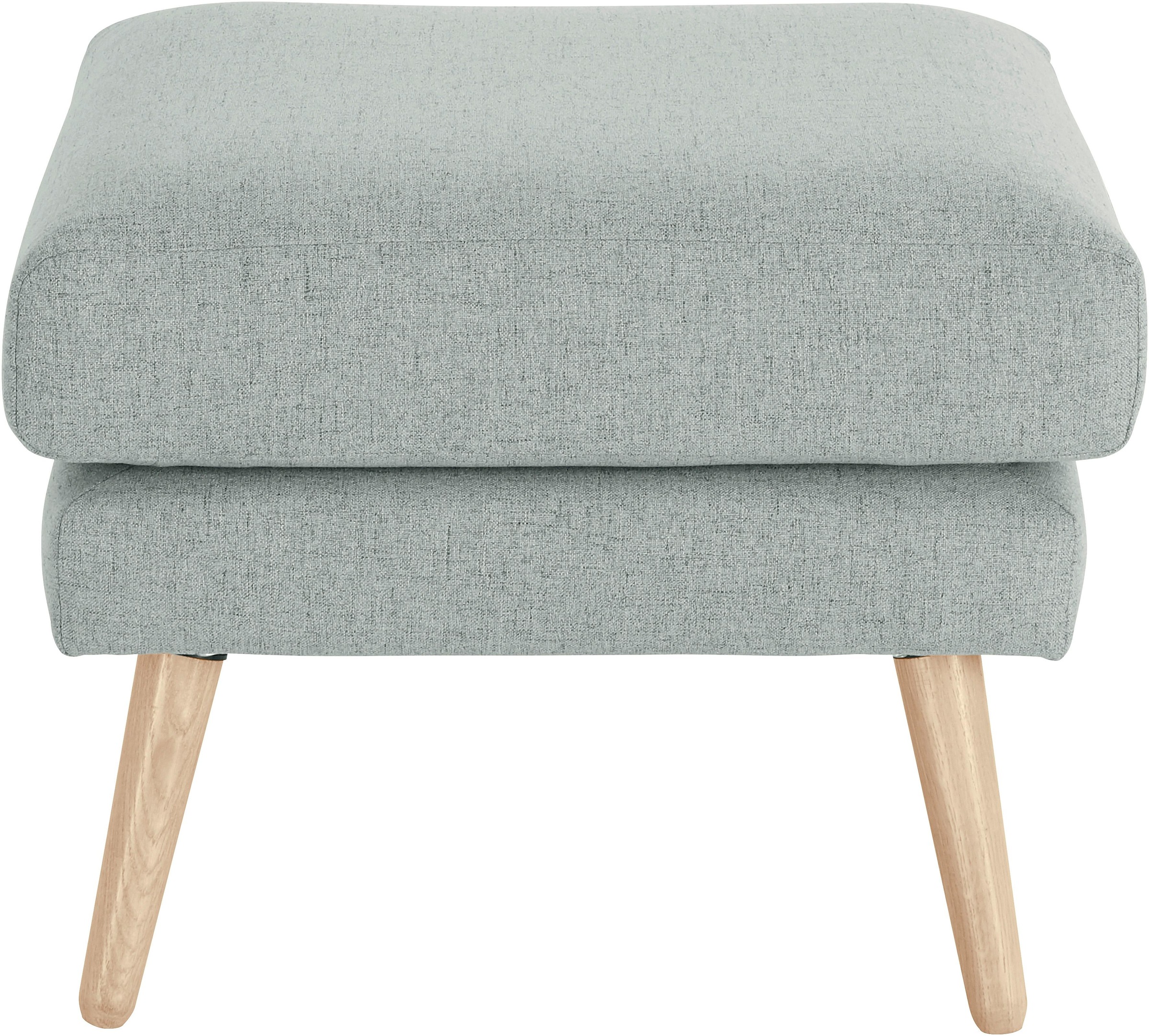 Hocker OTTO HOME "Bille", grün (mint), B:58cm H:45cm T:58cm, Struktur (100% Polyester);Struktur fein (100% Polyester);Samtoptik (100% Polyester);Luxus-Microfaser weich (100% Polyester), Hocker, Sitzhocker, mit Eiche-Beinen, Design by Morten Georgsen 5