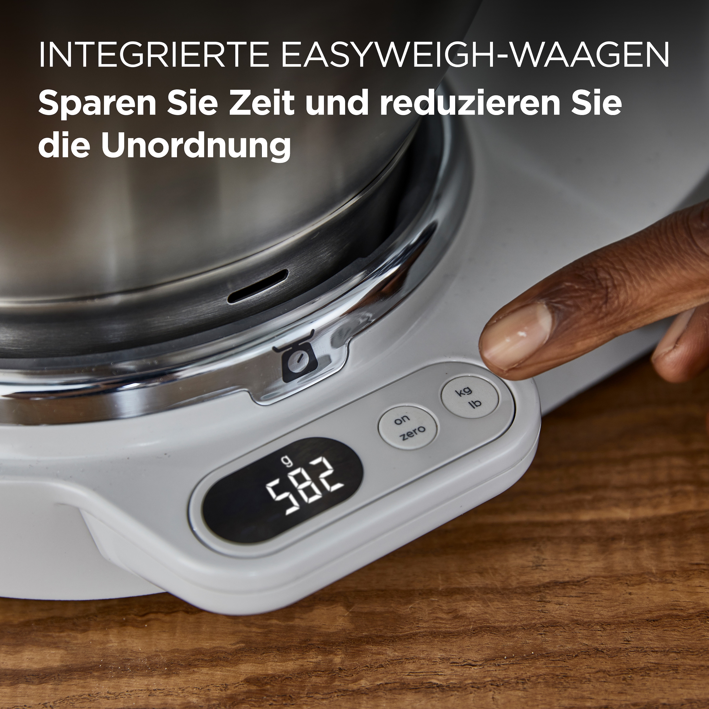 KENWOOD Küchenmaschine »Titanium Chef Baker KVC85.594SI«, inkl. umfangreiches Zubehör, mit integrierter EasyWeigh Waage