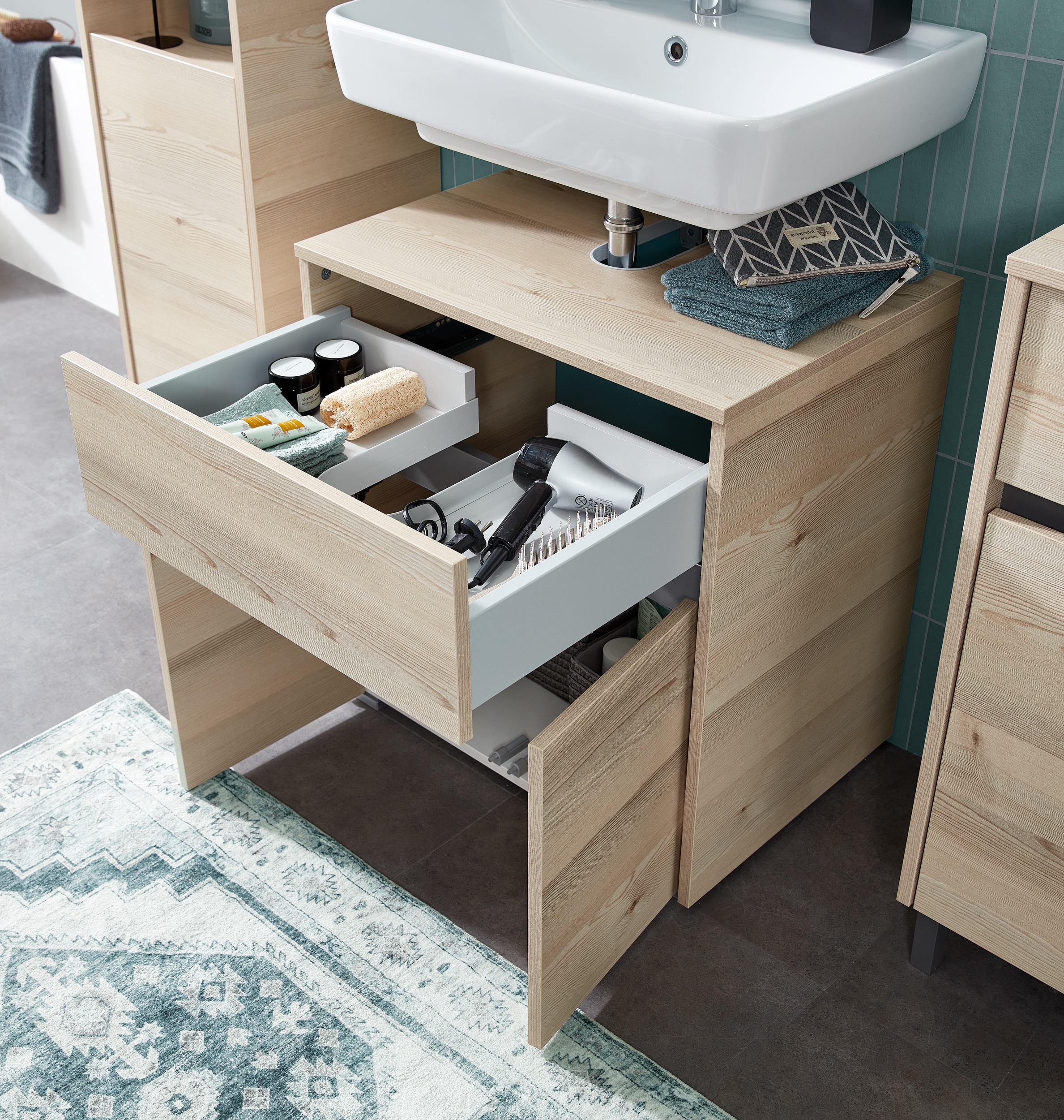 Saphir Waschbeckenunterschrank »Quickset 393«
