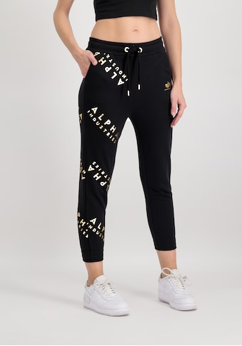 Jogginghose »ALPHA INDUSTRIES Women - Jogger AI Leg Jogger Foil AOP Wmn«