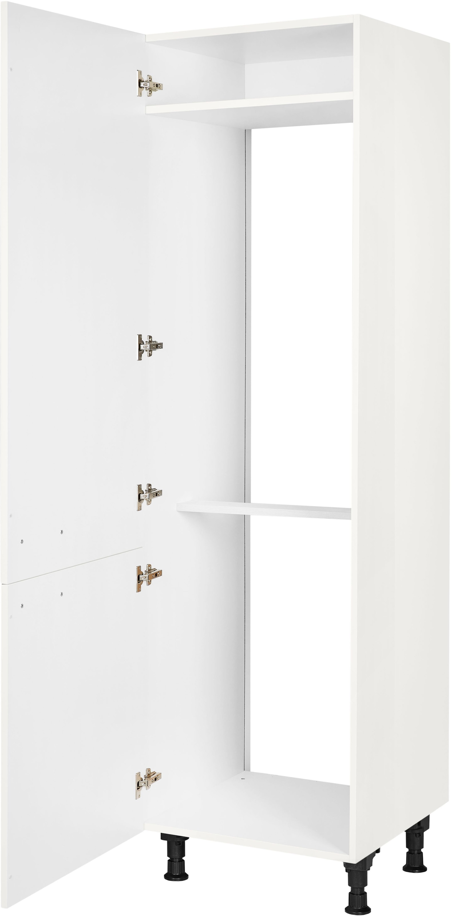 nobilia® Kühlmodul »"Flash", für ein Kühl- und Gefrierschrank, Ausrichtung wählbar«, vormontiert, Ausrichtung wählbar, Breite/Höhe: 60/216,6 cm