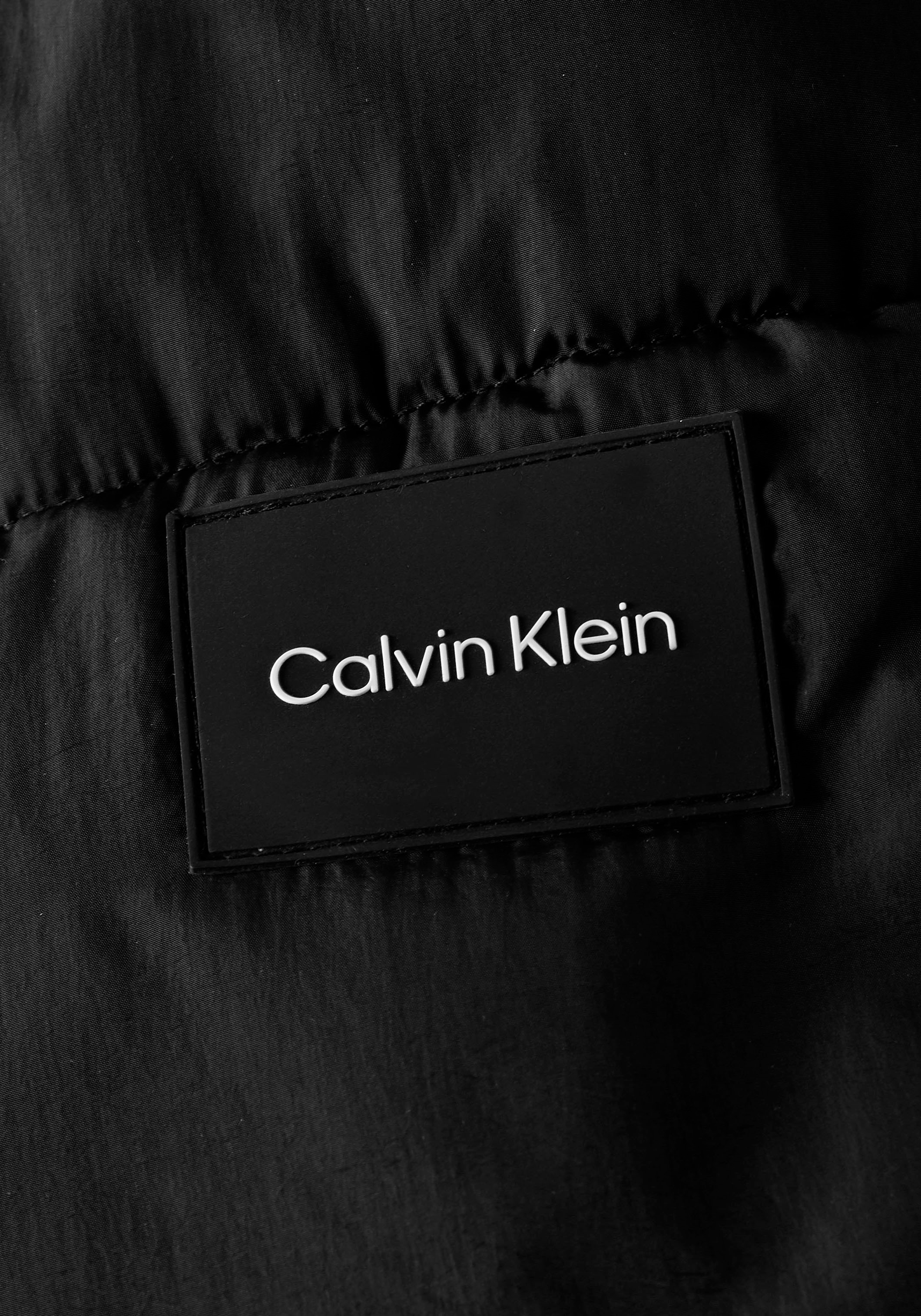 Calvin Klein Steppjacke, mit Kapuze, mit Stehkragen