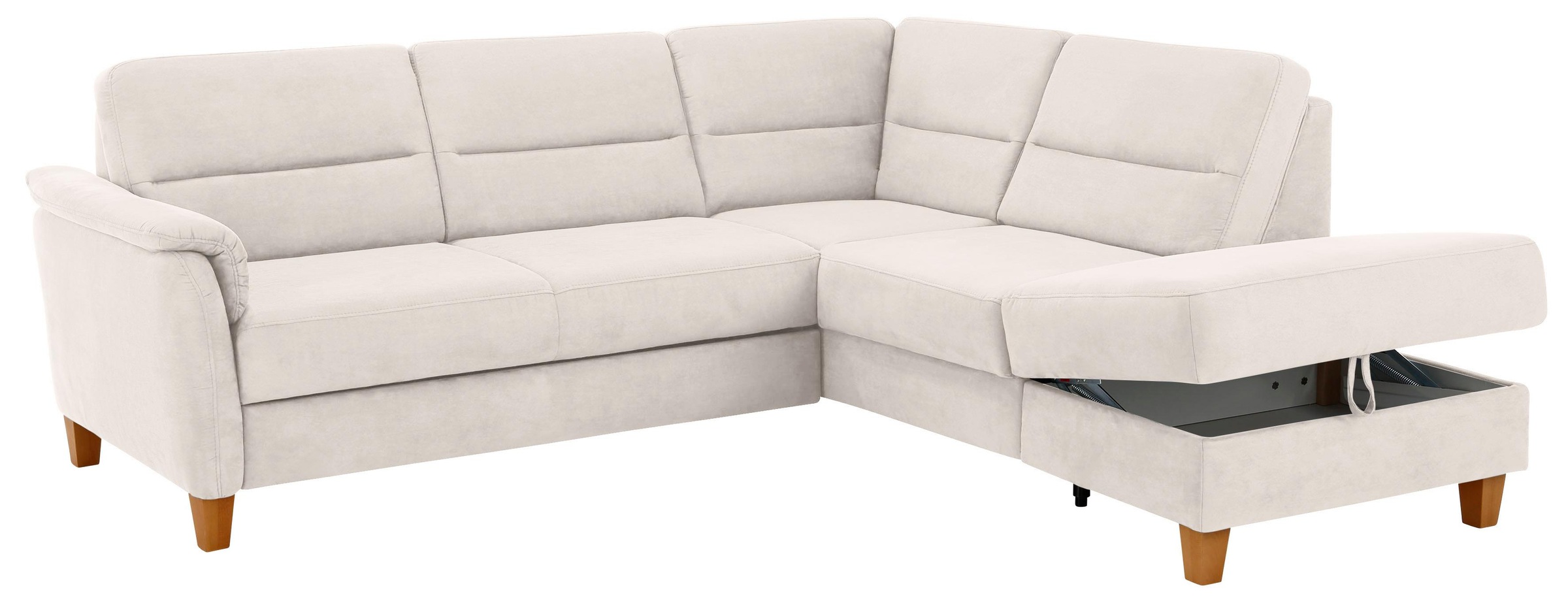 Home affaire Ecksofa »Palmera L-Form«, Federkern, wahlweise mit Bettfunktion und mit/ohne Stauraum
