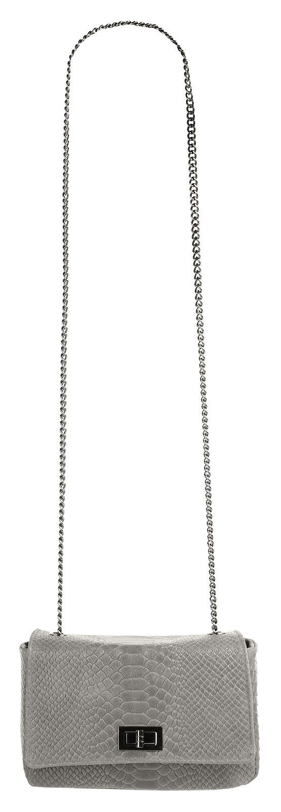 Cluty Umhängetasche, echt Leder, Made in Italy