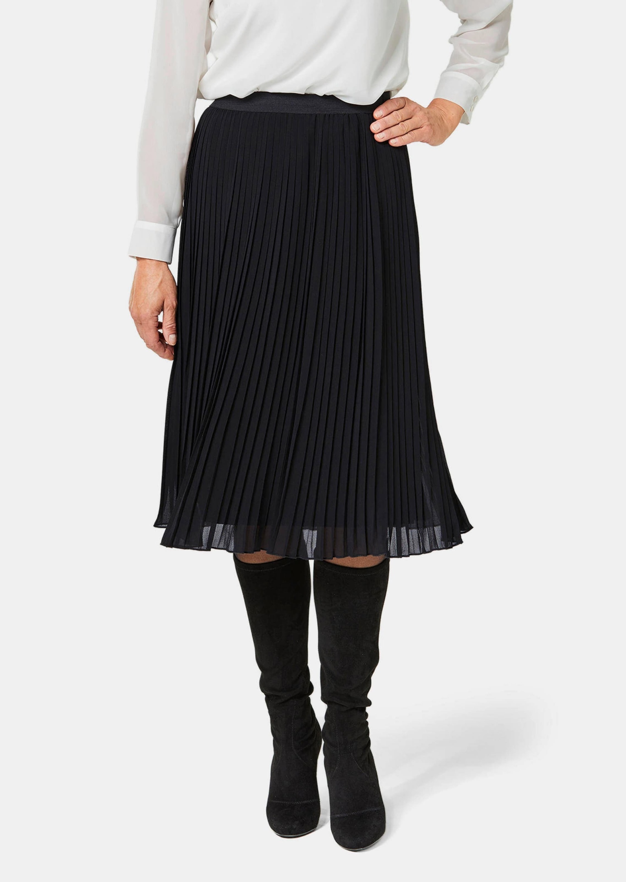 Thumbnail - GOLDNER Schlupfrock "Schwingender Plisseerock" Ohne