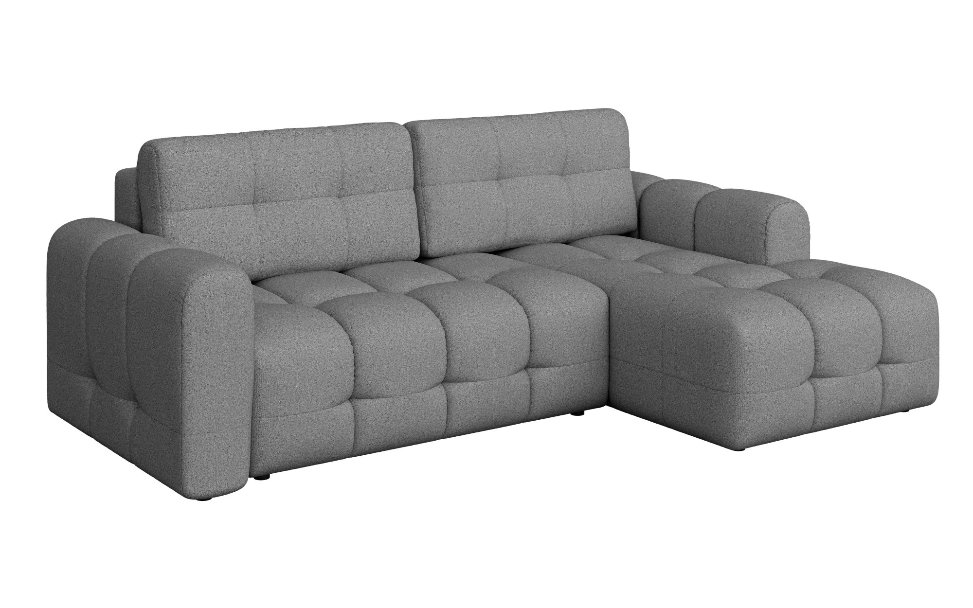 INOSIGN Ecksofa »Manilla, wahlweise mit Bettfunktion, B/T/H 265/170/91 cm«, L-Form mit Recamiere rechts/links bestellbar, Wellenunterfederung