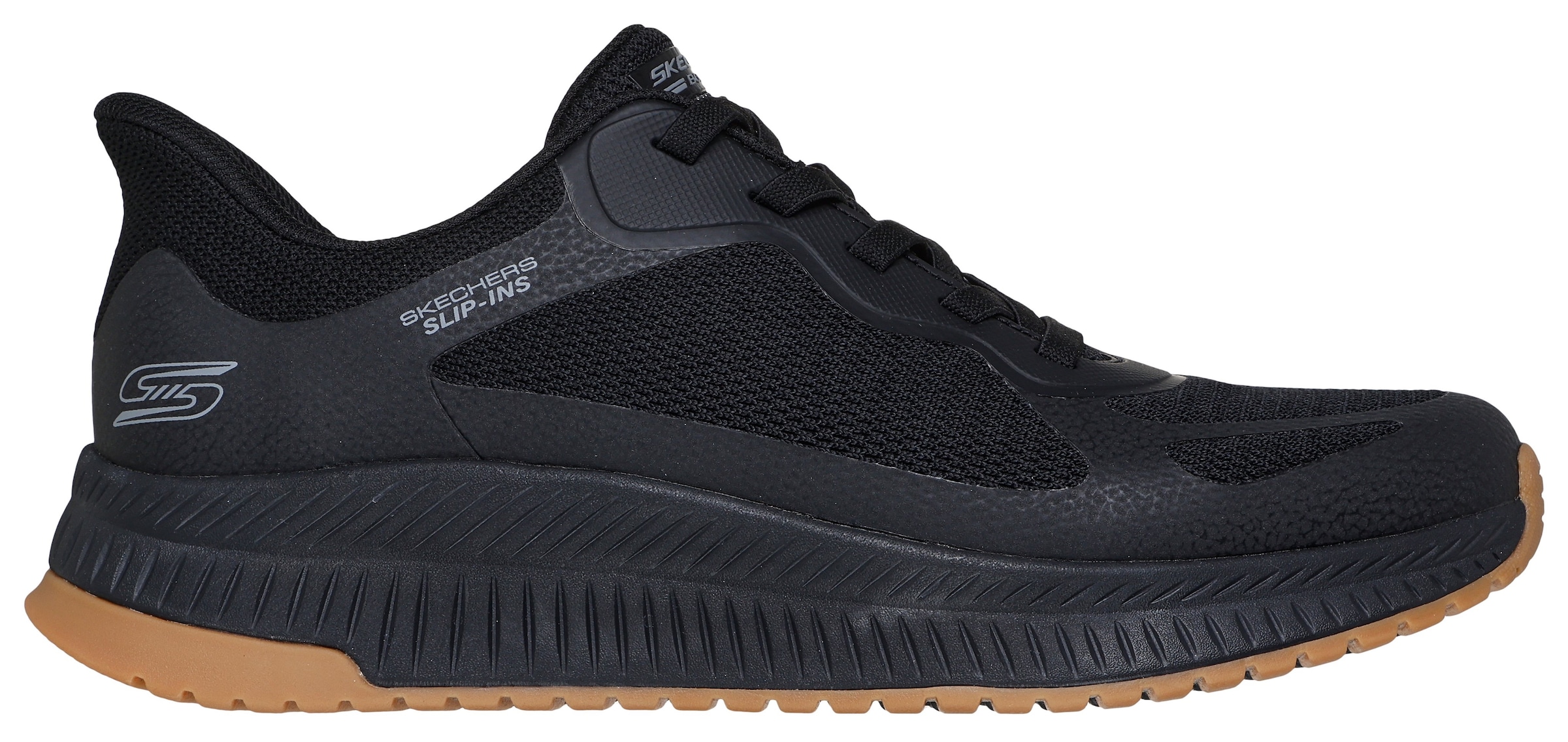 Skechers Slip-On Sneaker »BOBS SQUAD 4«, Trainingsschuh, Sneaker, Schnürschuh zum einfachen reinschlupfen