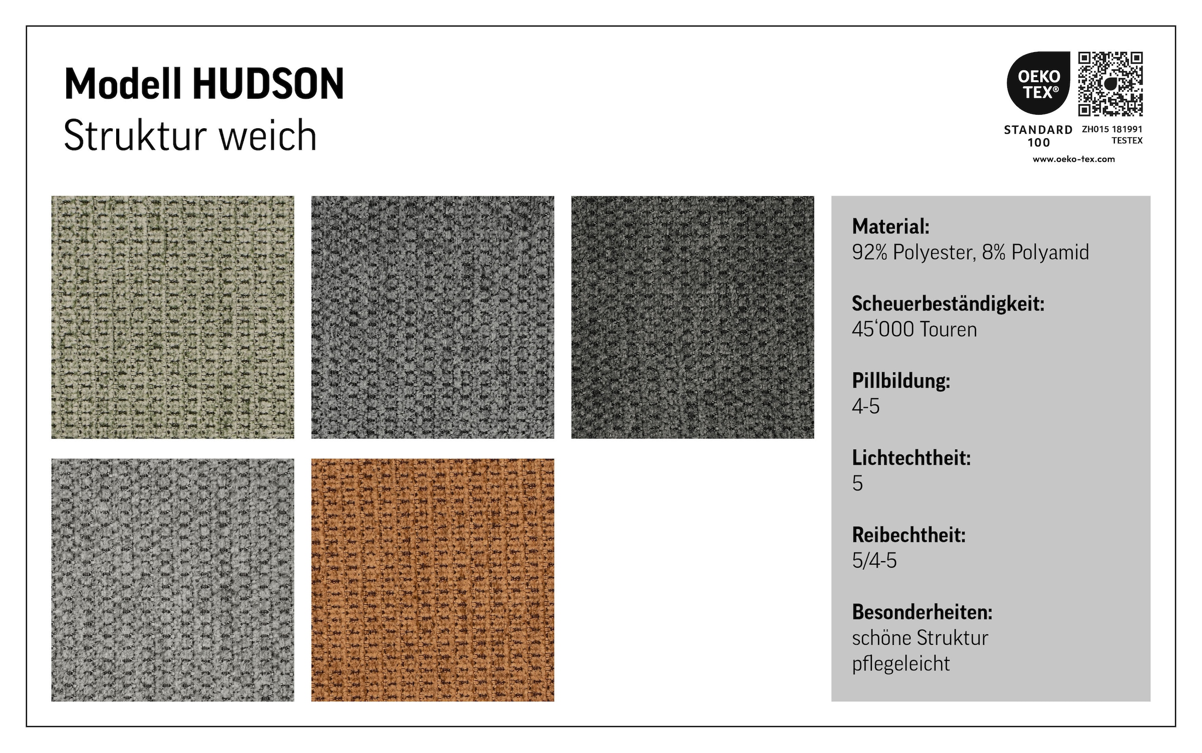 COTTA Wohnlandschaft »Hudson U-Form«, mit Kopfteilverstellung, wahlweise mit Bettfunktion & Bettkasten