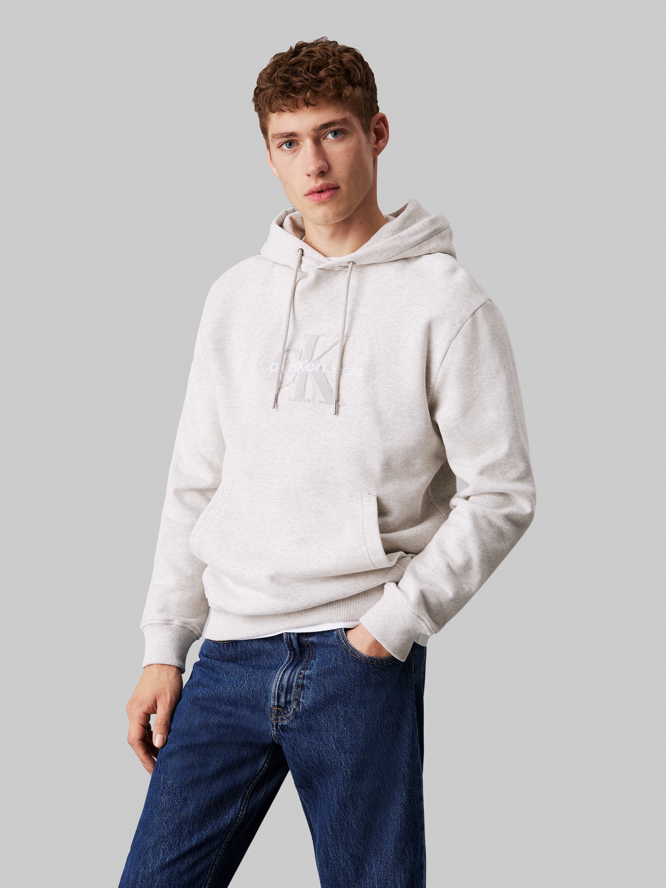 Calvin Klein Jeans Kapuzensweatshirt "CHENILLE MONOLOGO HOODIE", mit Logost günstig online kaufen