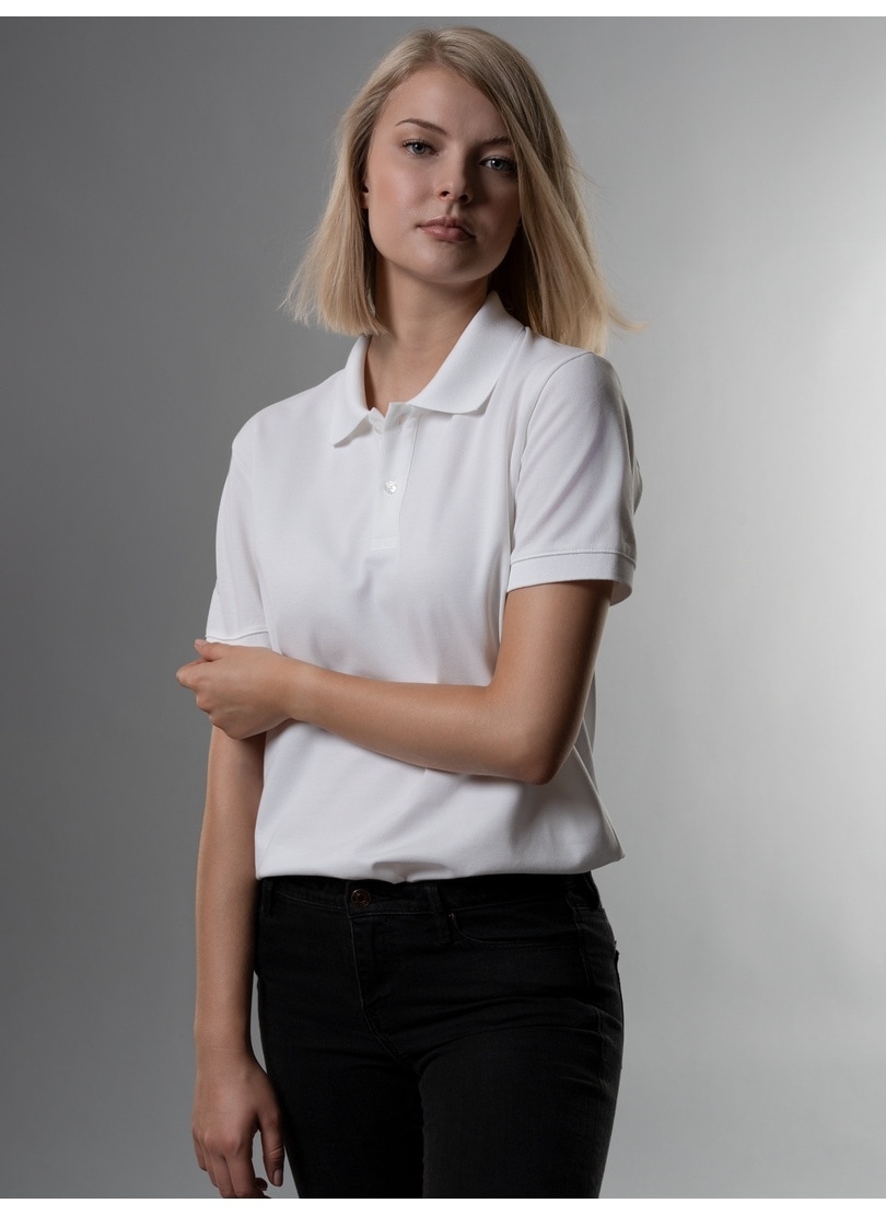 Trigema Poloshirt "TRIGEMA Slim Fit Poloshirt aus DELUXE-Piqué" 1 Stk. tlg. günstig online kaufen