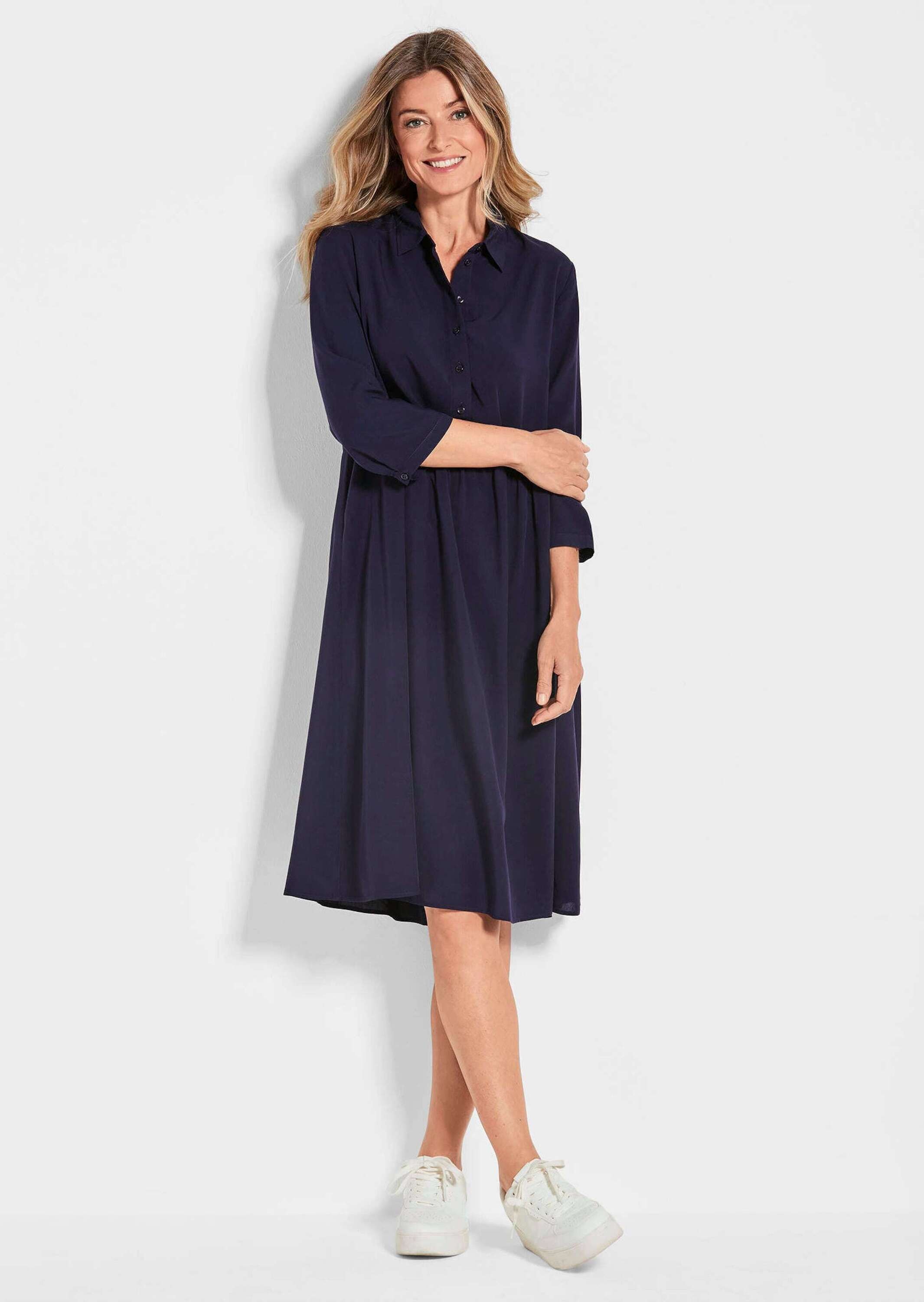 GOLDNER Blusenkleid "Elegantes Sommerkleid mit Knopfleiste" günstig online kaufen