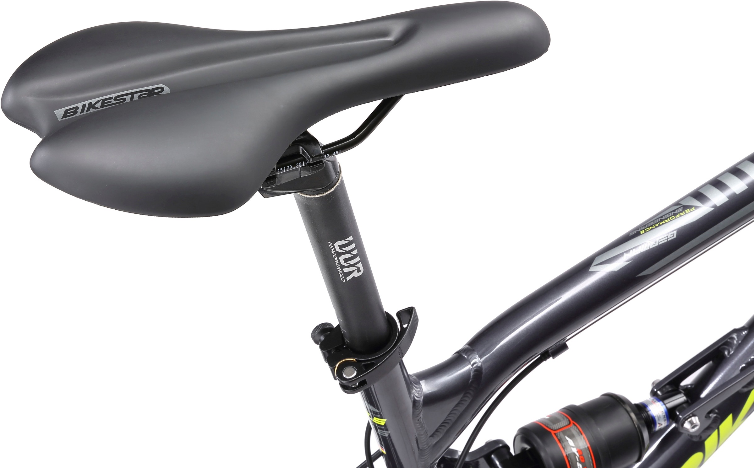 Bikestar Mountainbike, 21 Gang, Shimano, RD-TY300 Schaltwerk, Kettenschaltung, für Damen und Herren, Kettenschaltung