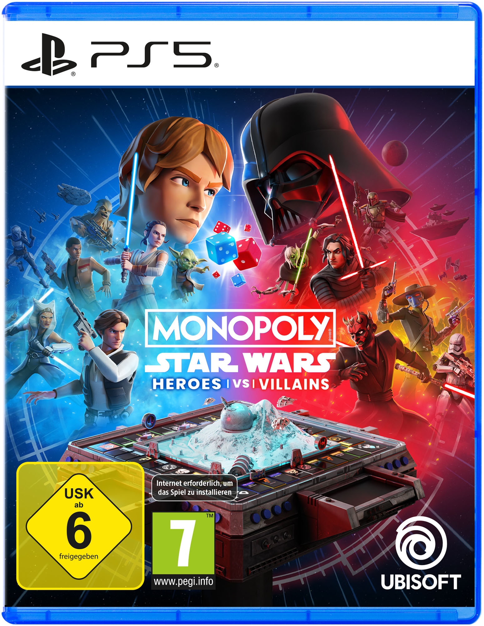 UBISOFT Spielesoftware "Monopoly: Star Wars Heroes vs. Villains", bunt (ohne farbbezeichnung), PlayStation 5, Spielesoftware