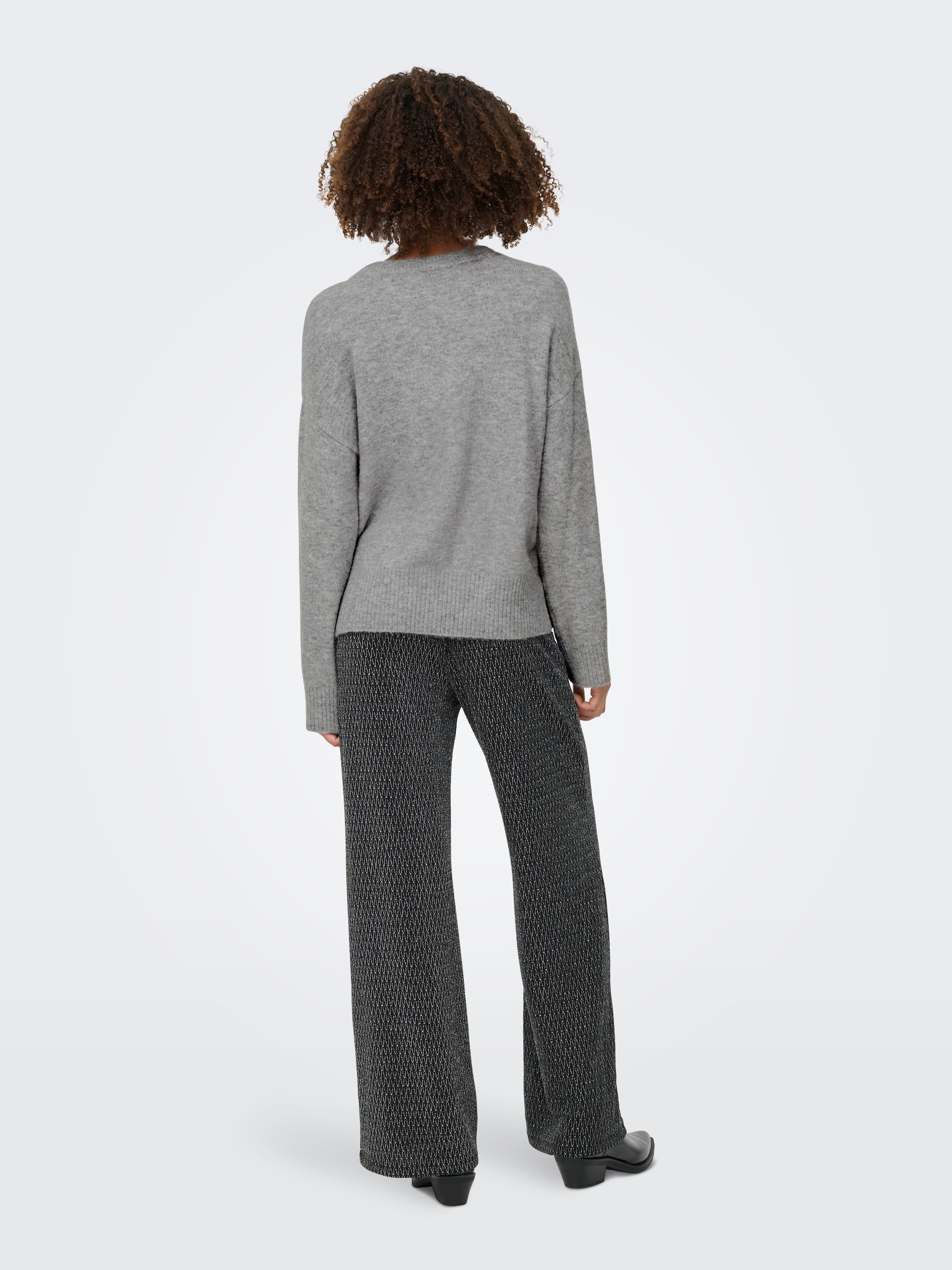 ONLY Strickpullover »ONLRENE LIFE LS BUTTON O-NECK CC KNT«
