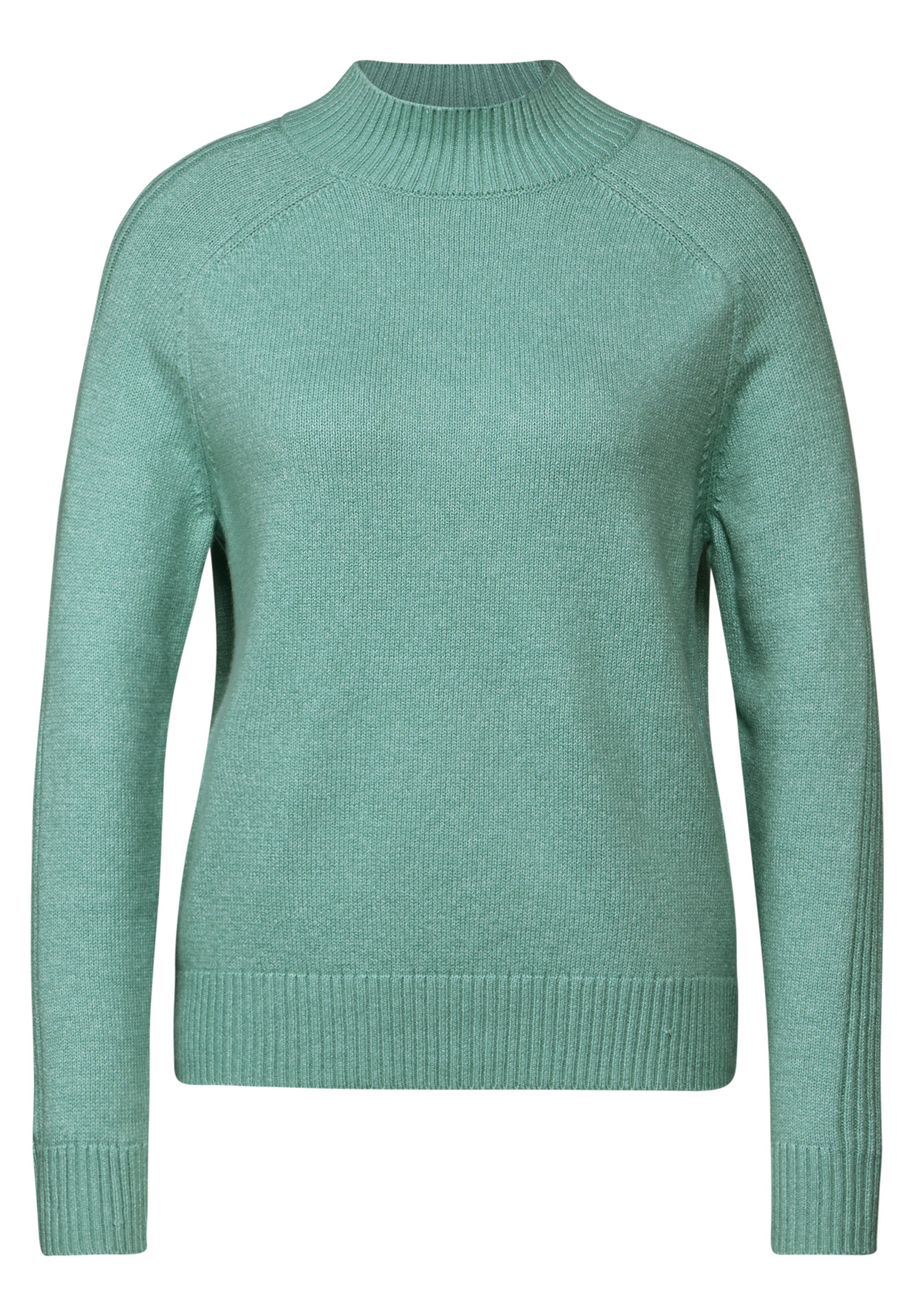 STREET ONE Strickpullover, im angenehmen Materialmix